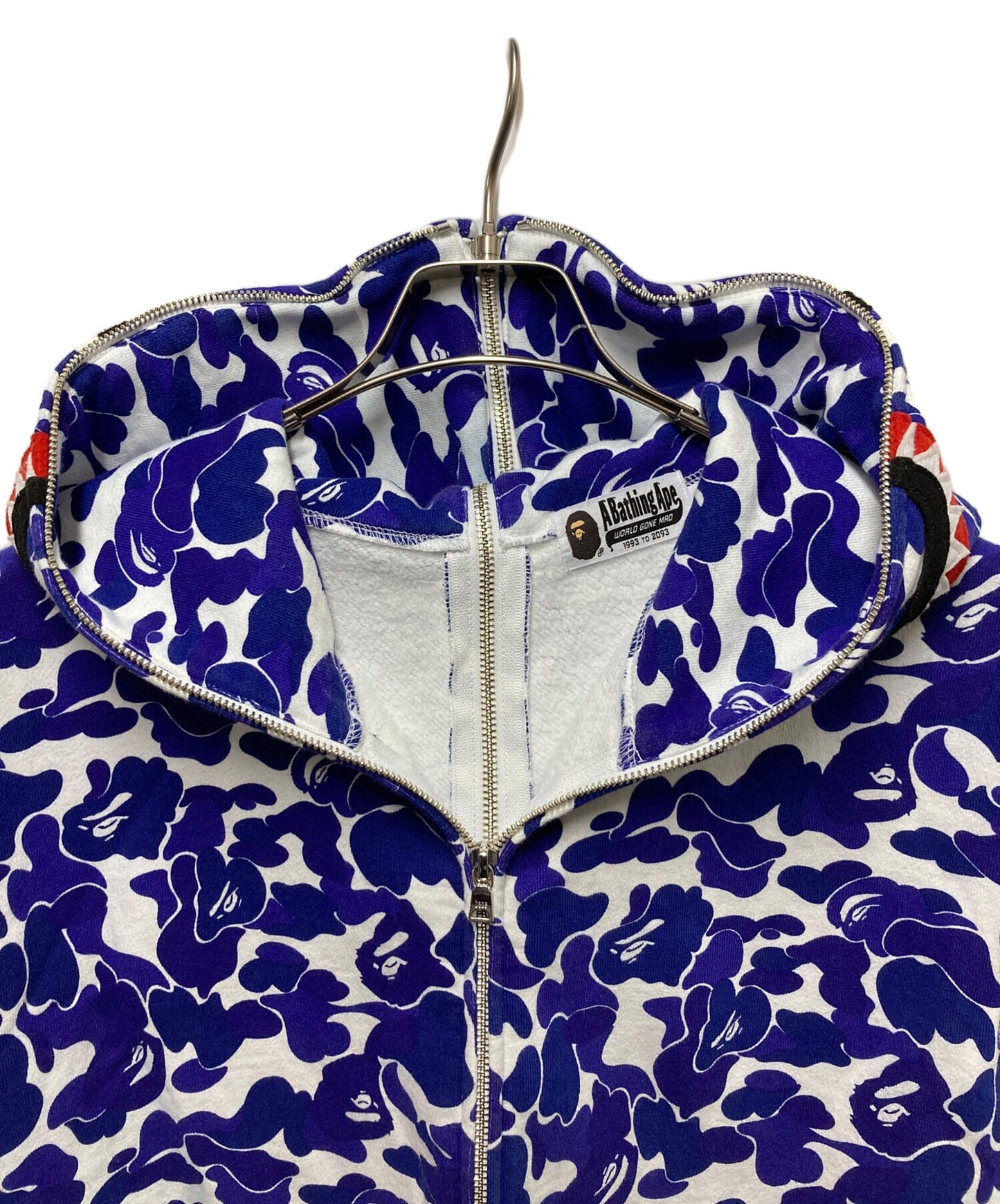 [Pre-owned] A BATHING APE SEPARATE SHARK FULL ZIP HOODIE 001zpk721054f