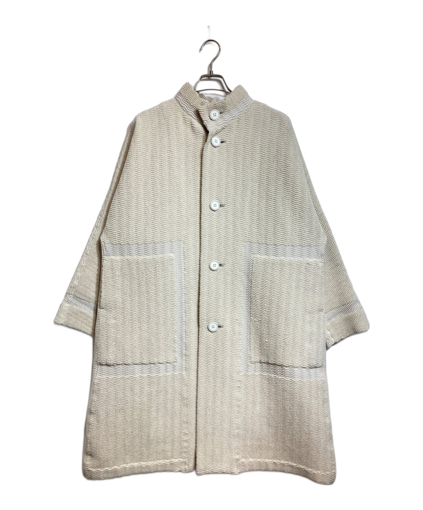 [Pre-owned] A・POC ABLE ISSEY MIYAKE Wool blend pleated coat AT13FA731