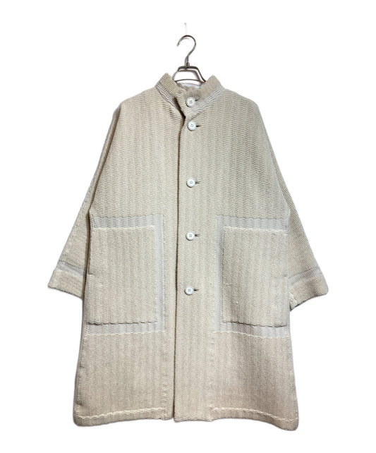 [Pre-owned] A・POC ABLE ISSEY MIYAKE Wool blend pleated coat AT13FA731