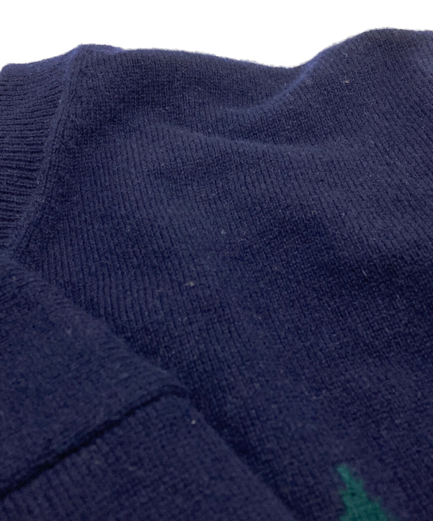 [Pre-owned] COMME des GARCONS HOMME PLUS V-Neck Argyle Knit PN-N035