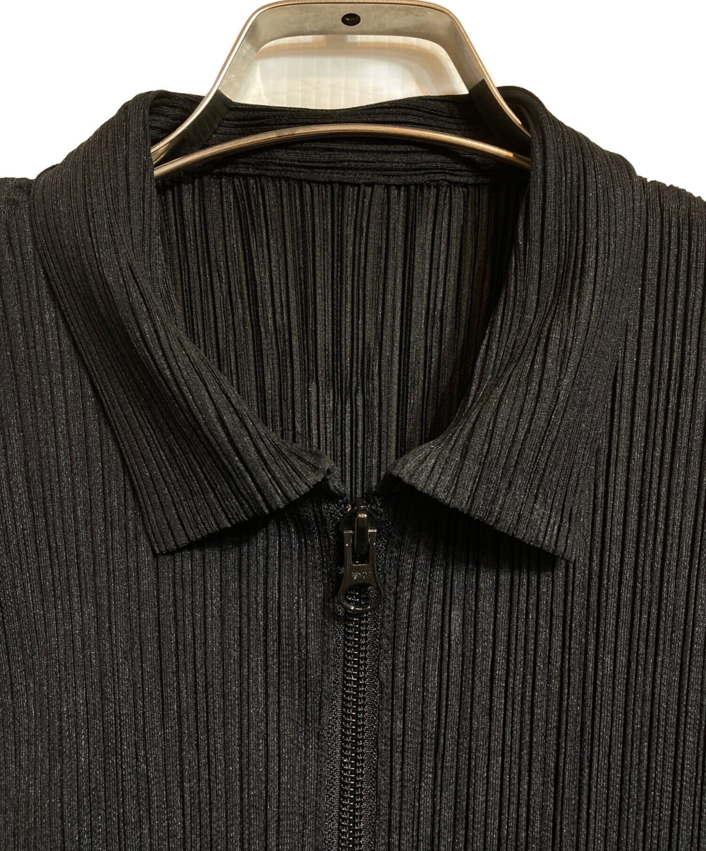 [Pre-owned] PLEATS PLEASE Double Zip Pleated Vest PP04-JE384