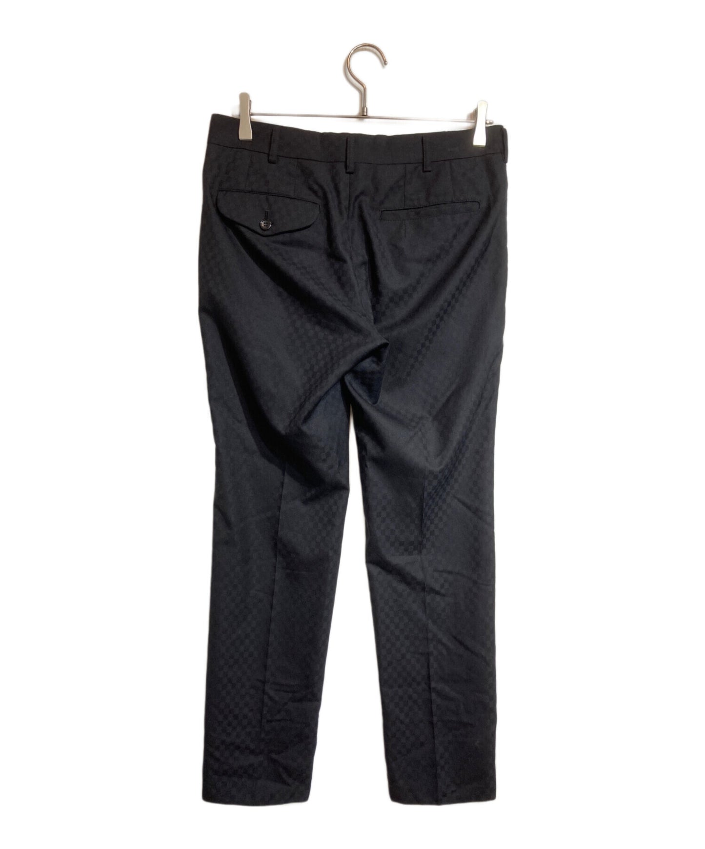 [Pre-owned] COMME des GARCONS HOMME PLUS Tapered slacks with diamond pattern PS-P008