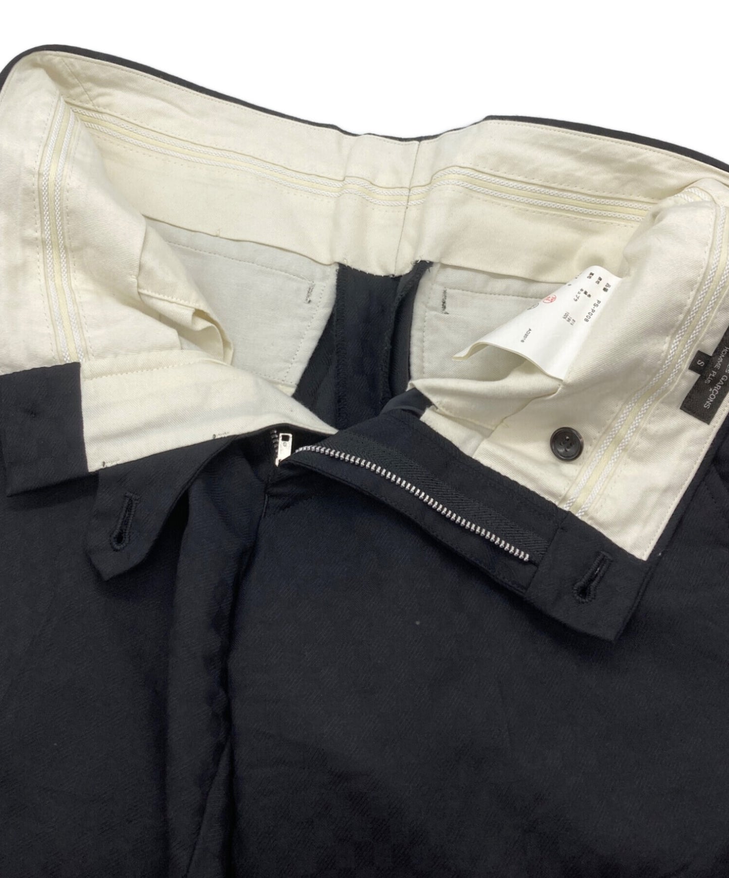 [Pre-owned] COMME des GARCONS HOMME PLUS Tapered slacks with diamond pattern PS-P008