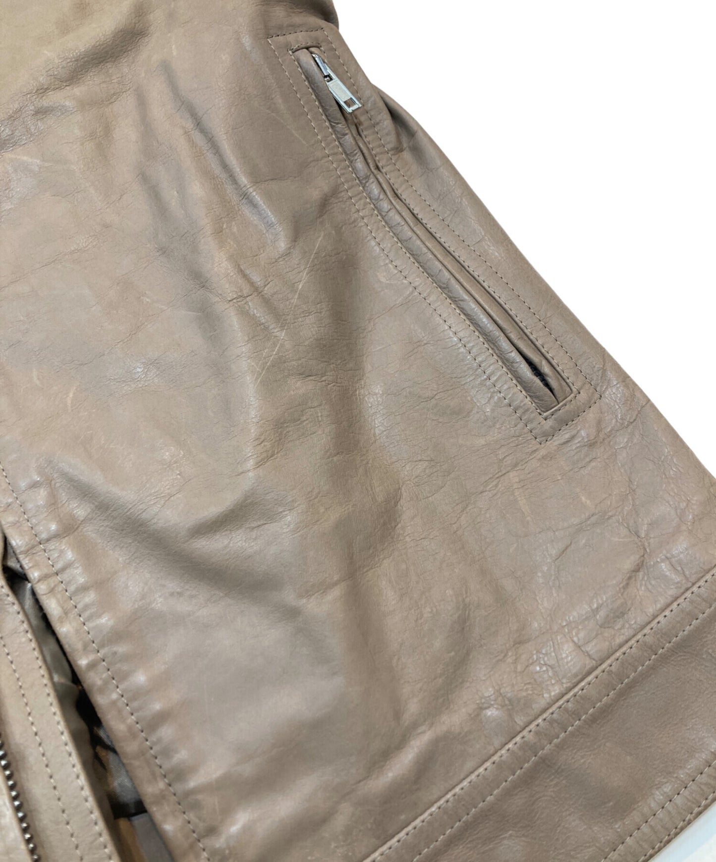 [Pre-owned] RICK OWENS single riders jacket RU16F6778