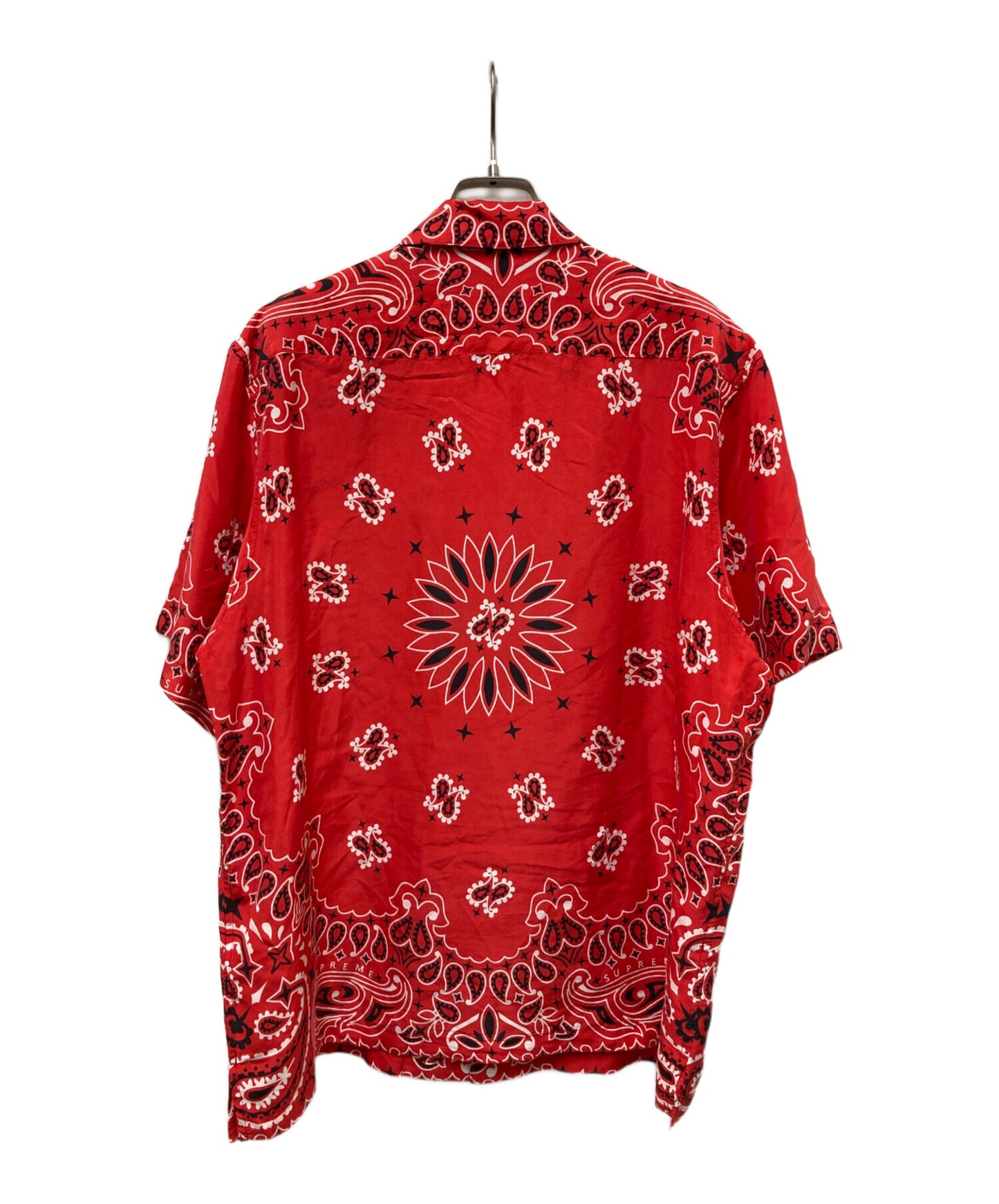 [Pre-owned] SUPREME Bandana Silk S/S Shirt