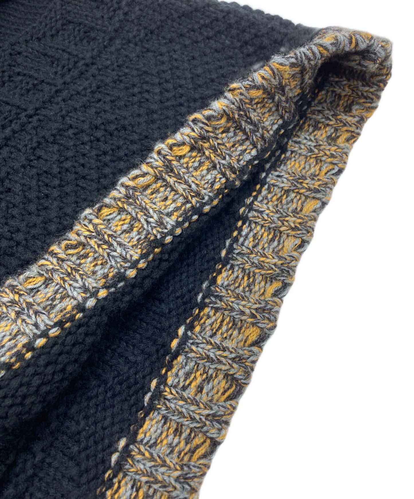 [Pre-owned] s'yte BULKY WOOL LYNX HIGH NECK KNIT UB-K08-611