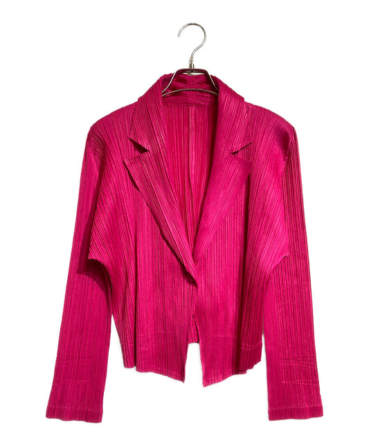 [Pre-owned] PLEATS PLEASE Notched lapel one-button pleated jacket PP03-JD182