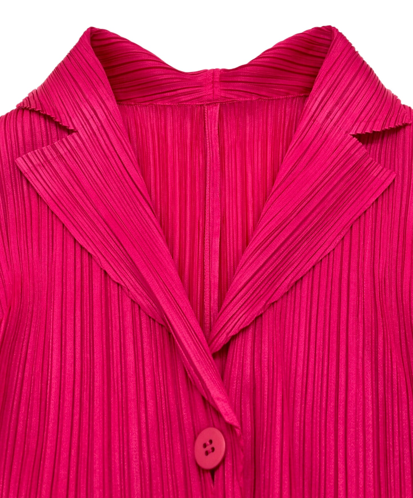 [Pre-owned] PLEATS PLEASE Notched lapel one-button pleated jacket PP03-JD182