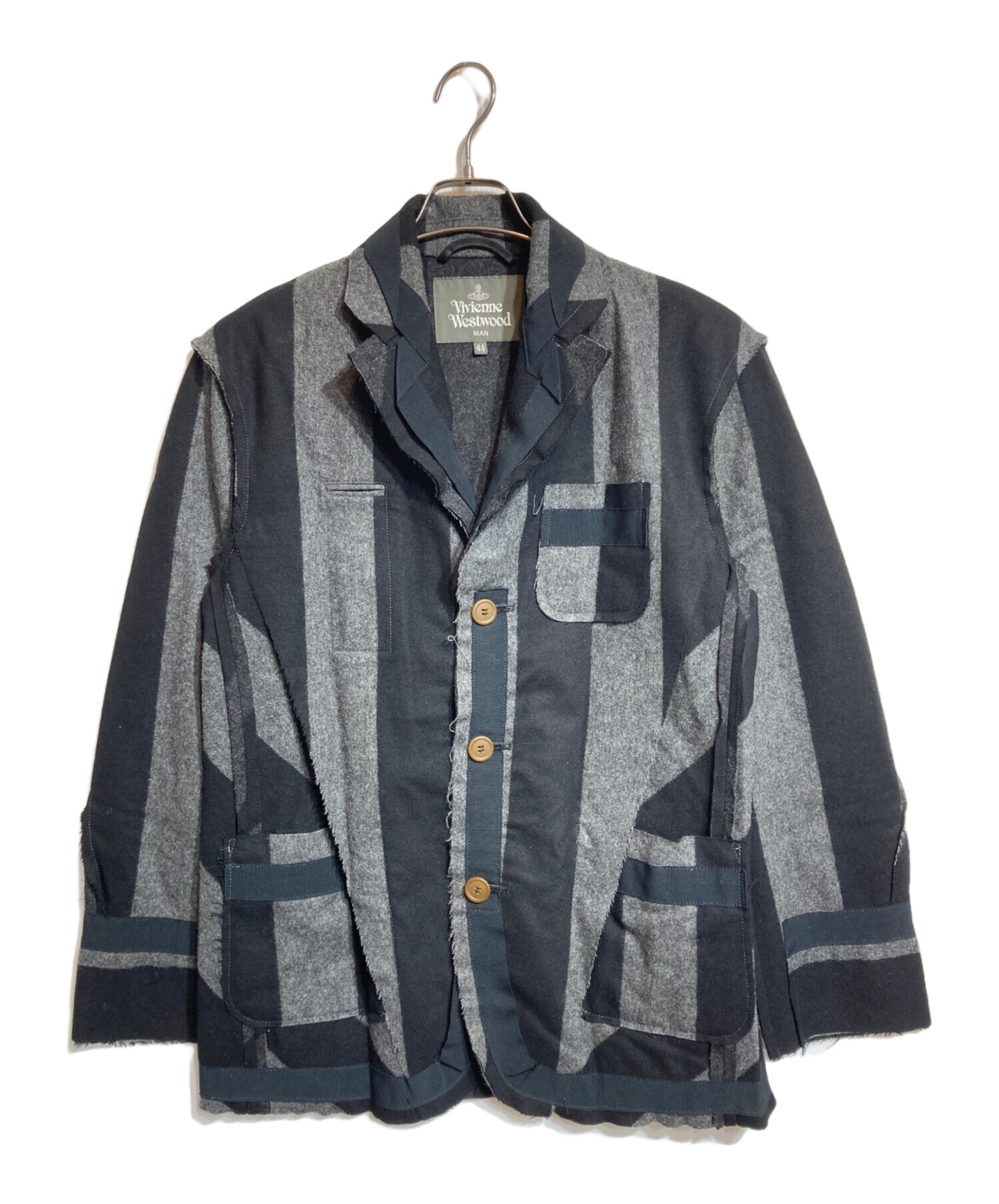 [Pre-owned] Vivienne Westwood man Wide Stripe Punk Jacket VW-LP-78243