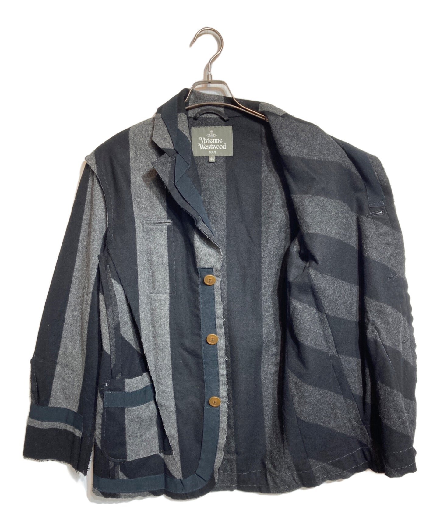 [Pre-owned] Vivienne Westwood man Wide Stripe Punk Jacket VW-LP-78243