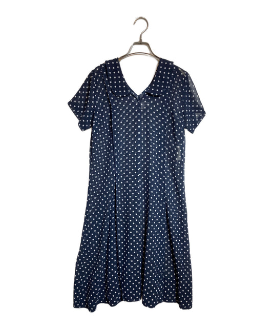 [Pre-owned] COMME des GARCONS COMME des GARCONS Round Collar Sheer Dot Dress RA-O003