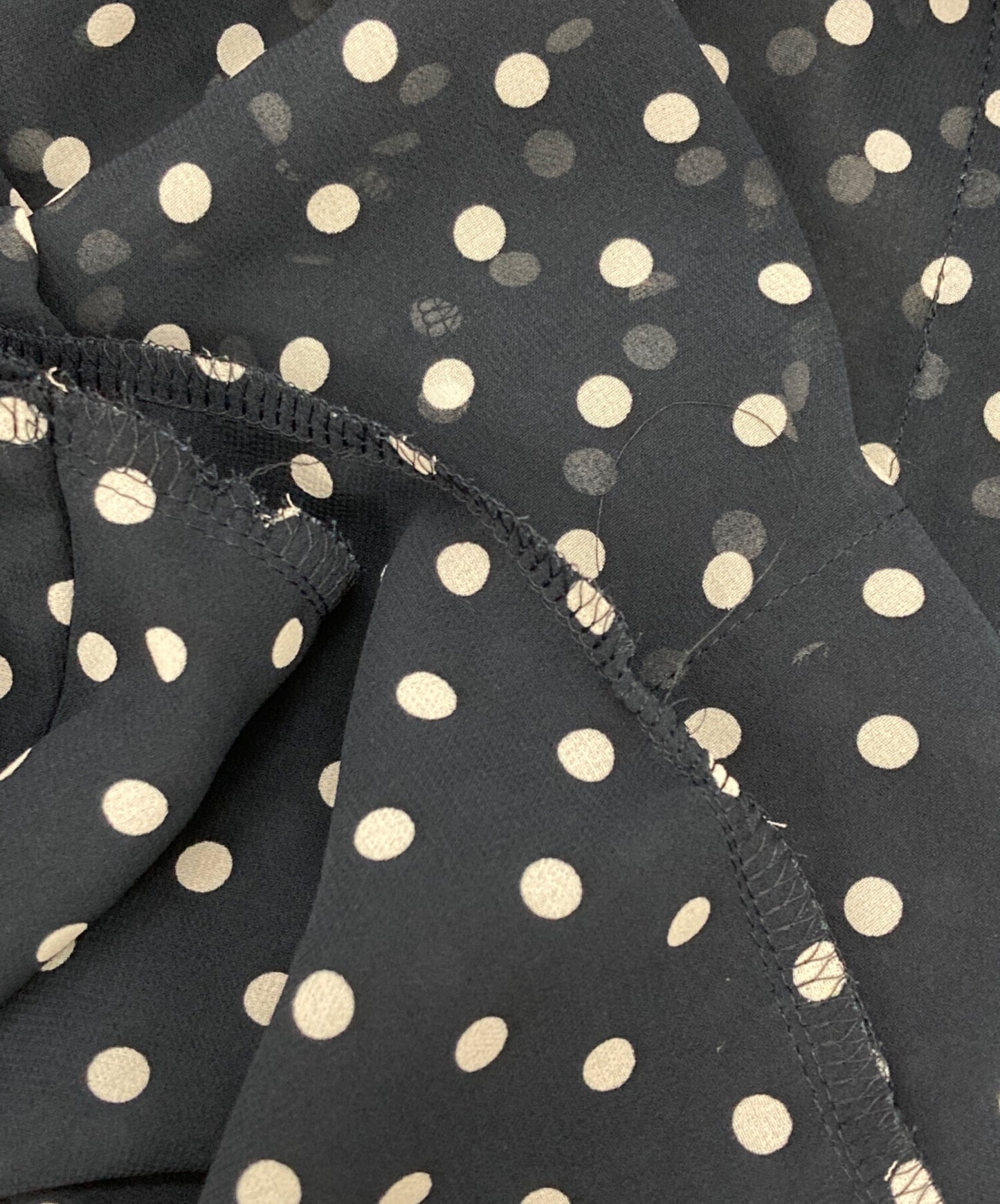 [Pre-owned] COMME des GARCONS COMME des GARCONS Round Collar Sheer Dot Dress RA-O003