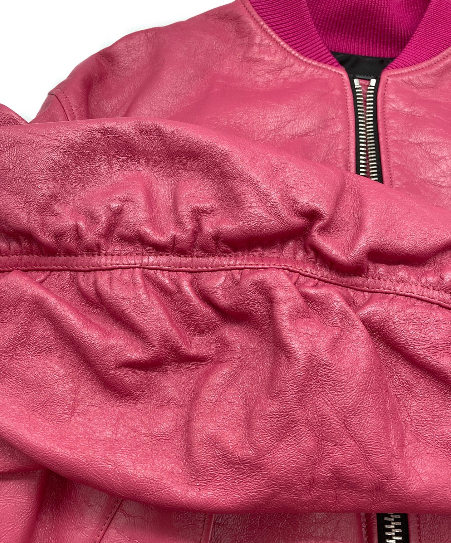 [Pre-owned] PRADA Nappa Leather Bomber Jacket 58A079