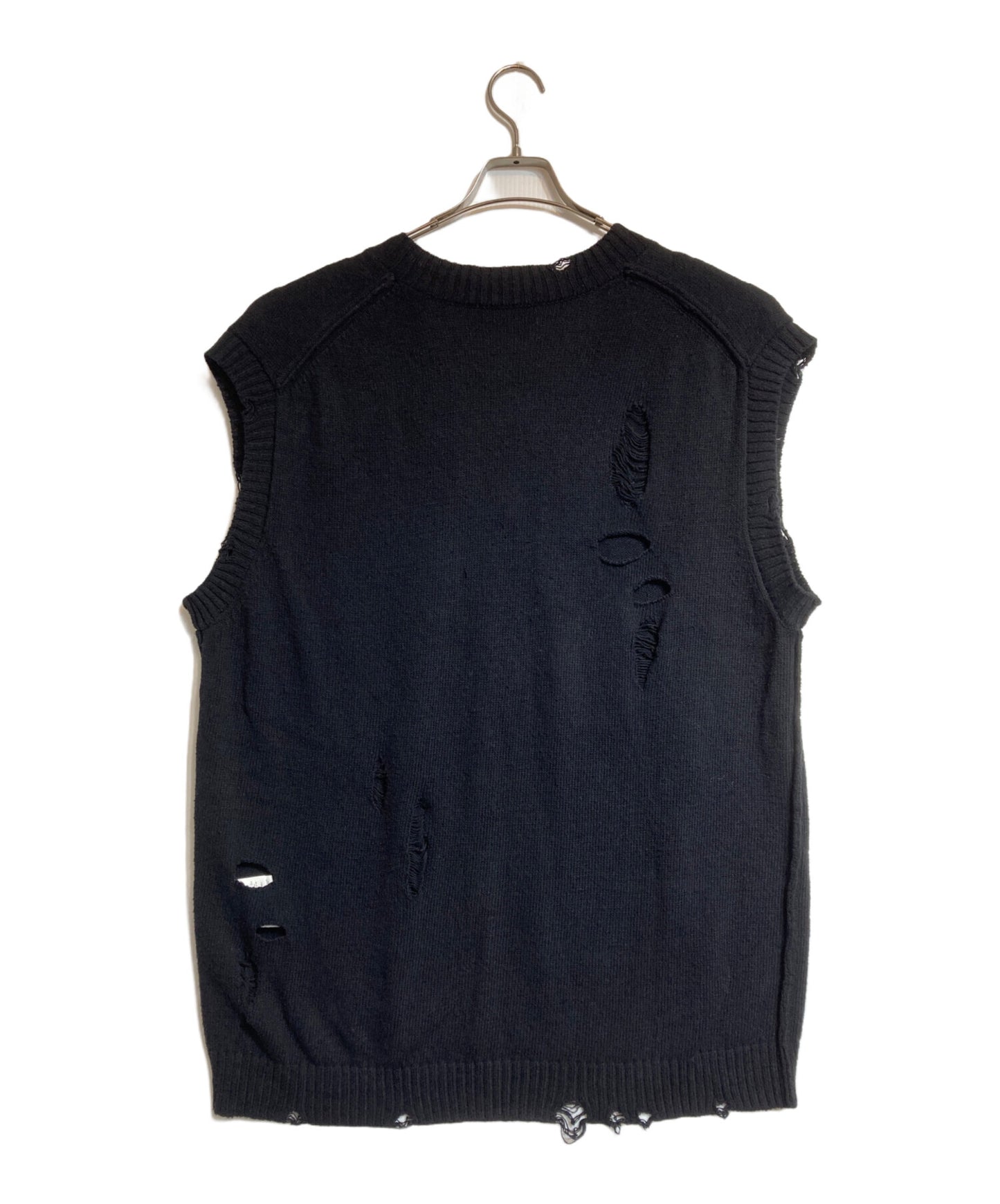 [Pre-owned] YOHJI YAMAMOTO Damage Knit Vest HS-K15-094
