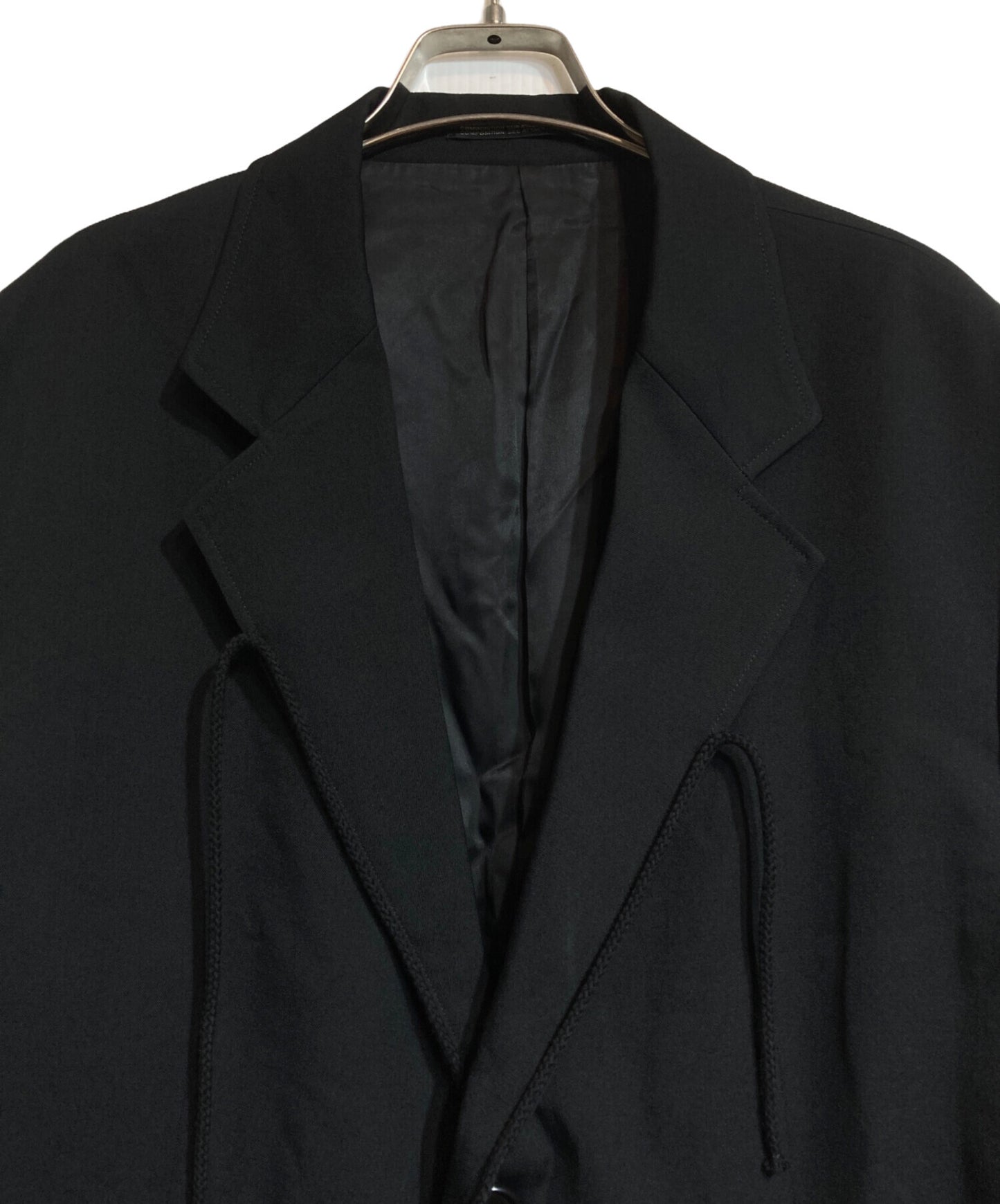 [Pre-owned] Yohji Yamamoto pour homme WOOL GABARDINE LEFT SIDE DRAPED JACKET HJ-J59-100