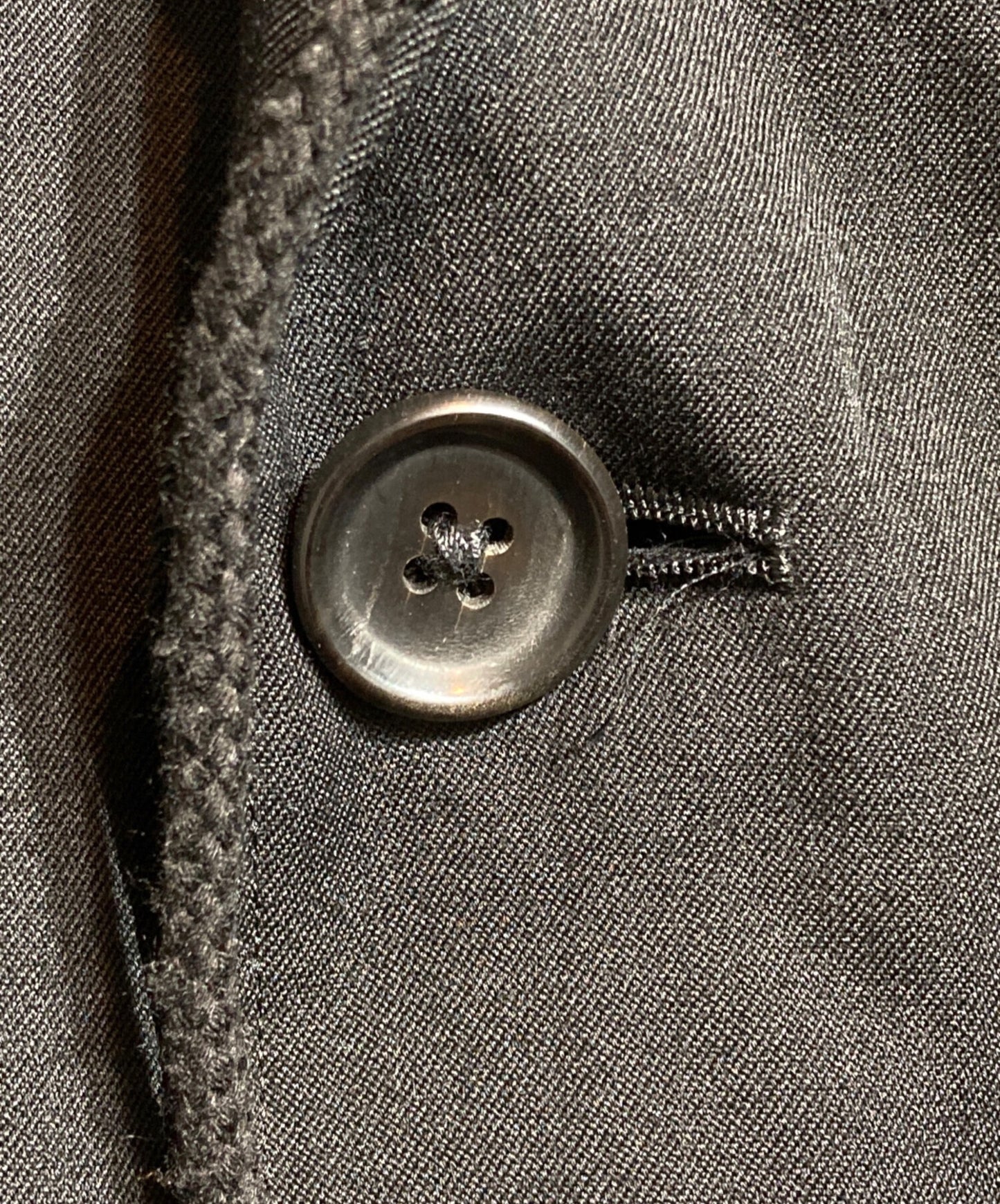 [Pre-owned] Yohji Yamamoto pour homme WOOL GABARDINE LEFT SIDE DRAPED JACKET HJ-J59-100