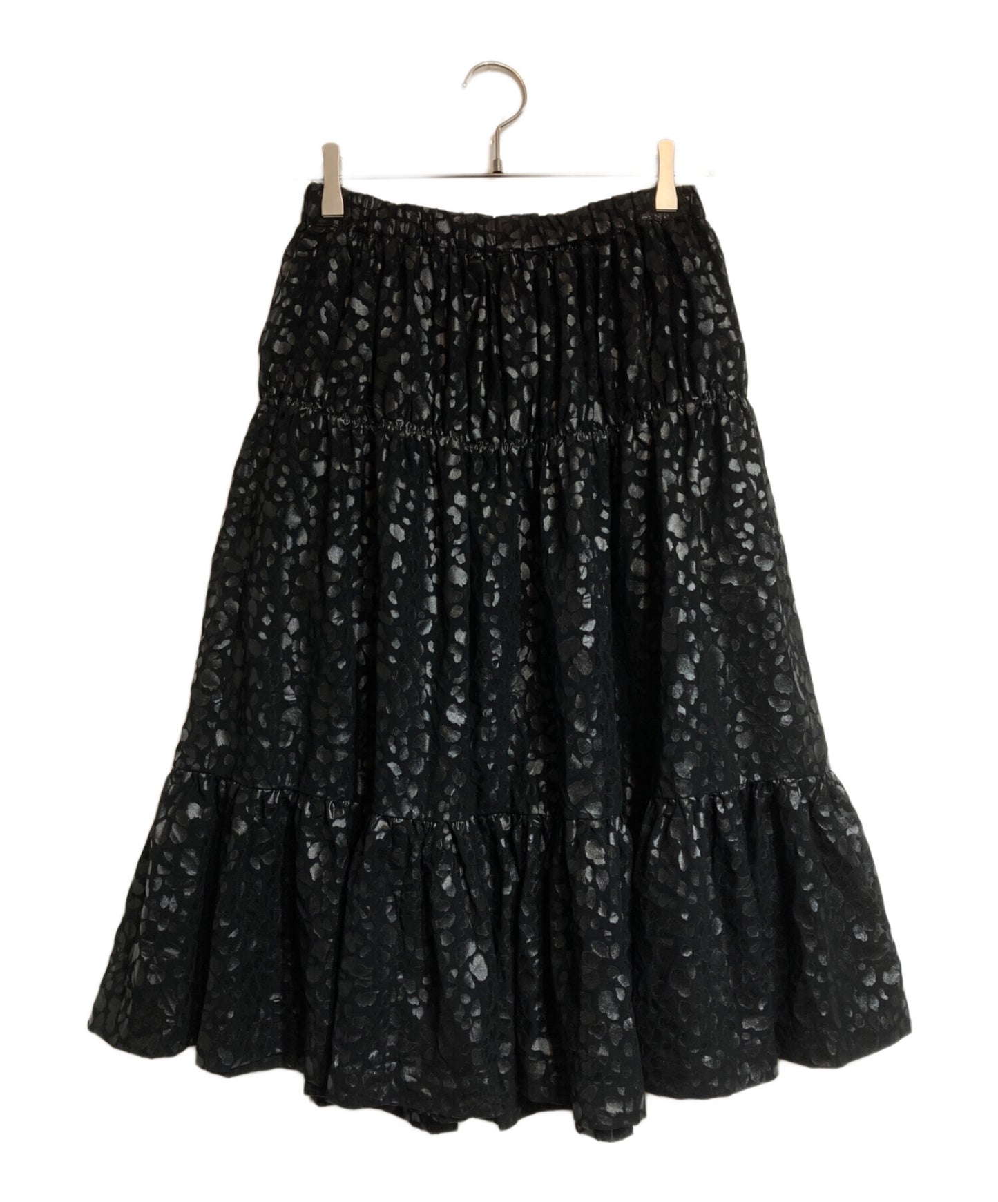 [Pre-owned] BLACK COMME des GARCONS Leopard Print Skirt 1G-S002