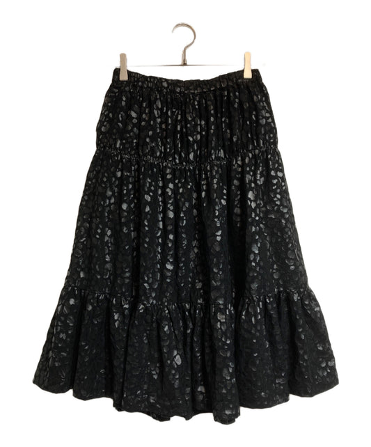[Pre-owned] BLACK COMME des GARCONS Leopard Print Skirt 1G-S002