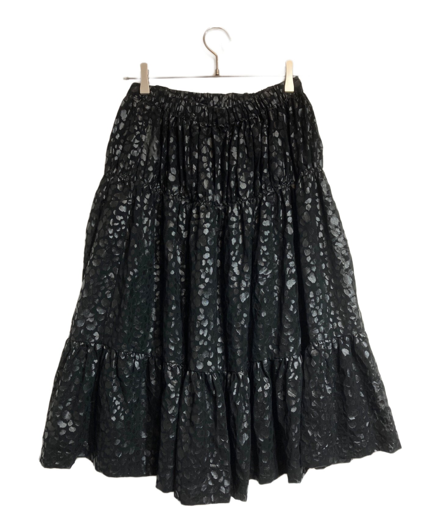 [Pre-owned] BLACK COMME des GARCONS Leopard Print Skirt 1G-S002