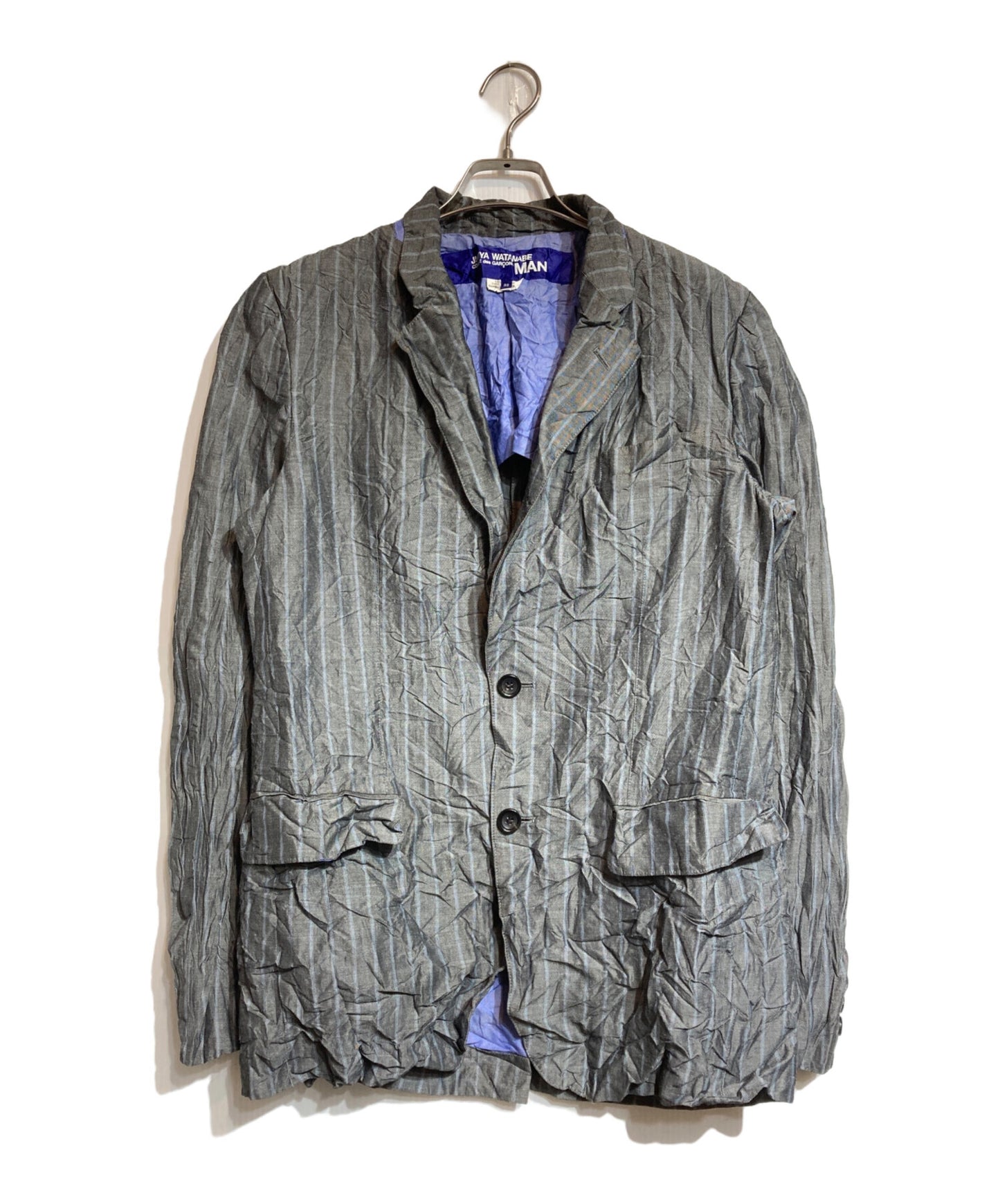 [Pre-owned] JUNYA WATANABE COMME des GARCONS Striped shrunken jacket WA-J013