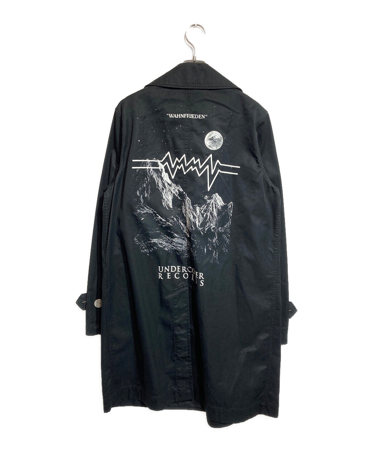 [Pre-owned] UNDERCOVER Back Print Stencil Collar Coat UCQ9302.