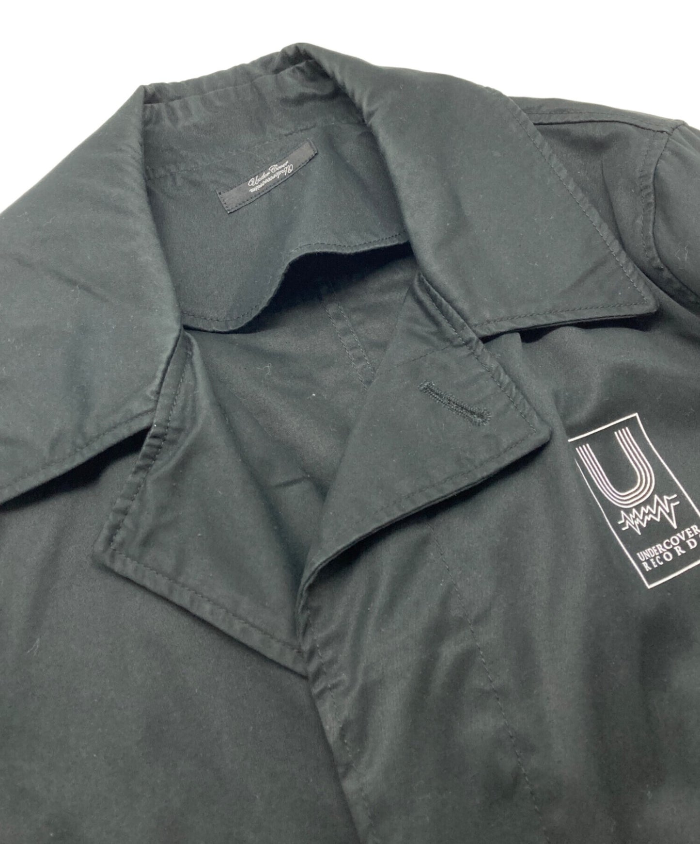 [Pre-owned] UNDERCOVER Back Print Stencil Collar Coat UCQ9302.