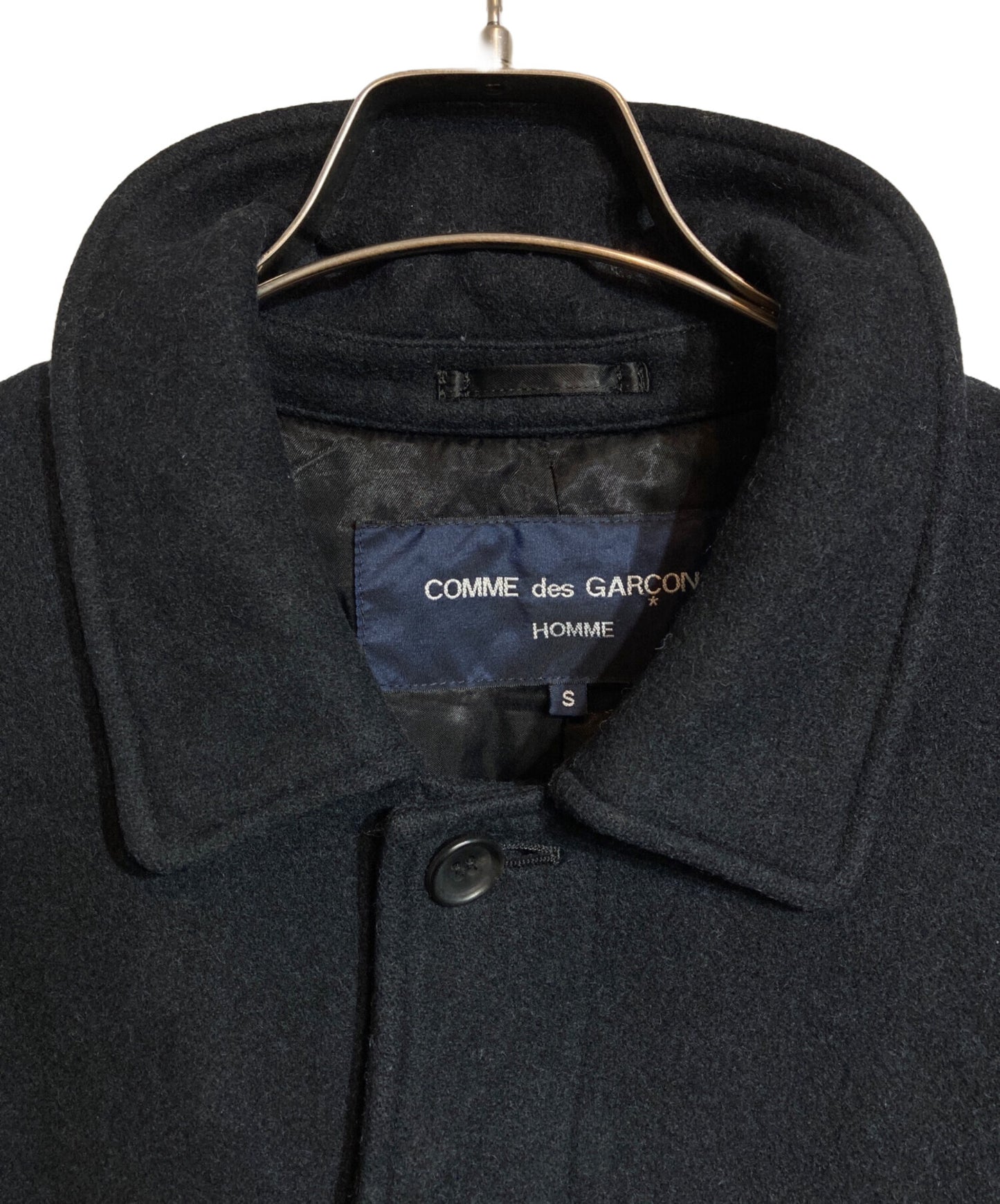 [Pre-owned] COMME des GARCONS HOMME woven stainless-steel collar coat HP-C011