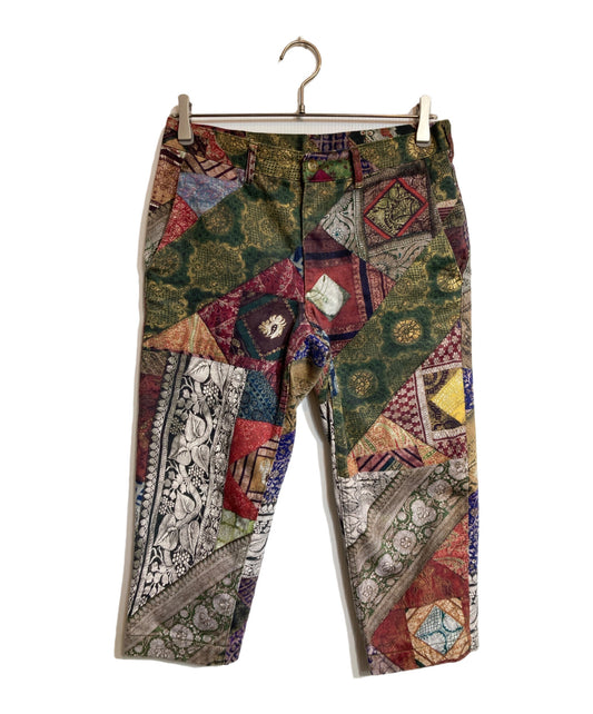 [Pre-owned] COMME des GARCONS HOMME PLUS Patchwork Transfer Cropped Pants PE-P023