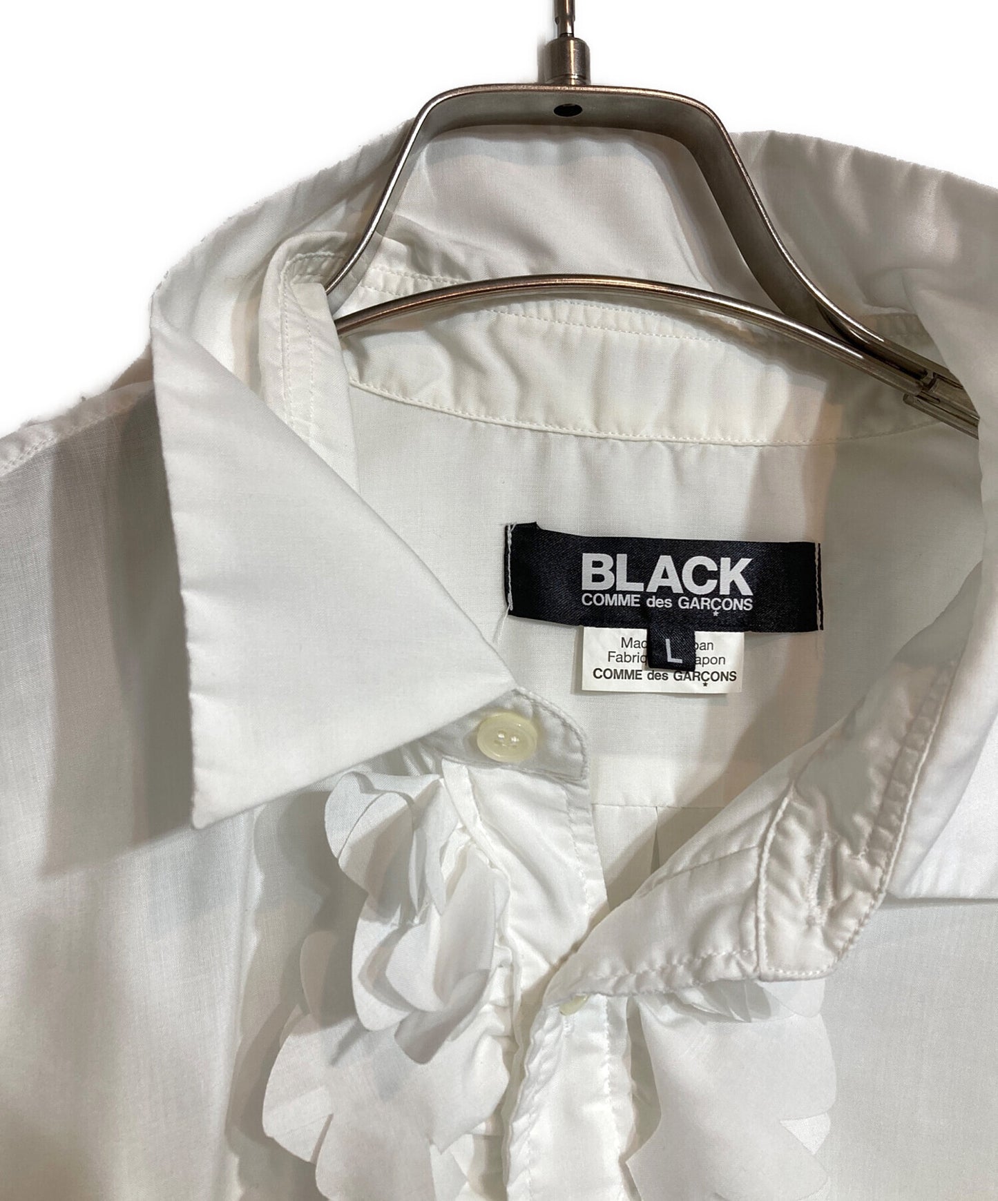 [Pre-owned] BLACK COMME des GARCONS Estelle Frill Design Shirt 1S-B015
