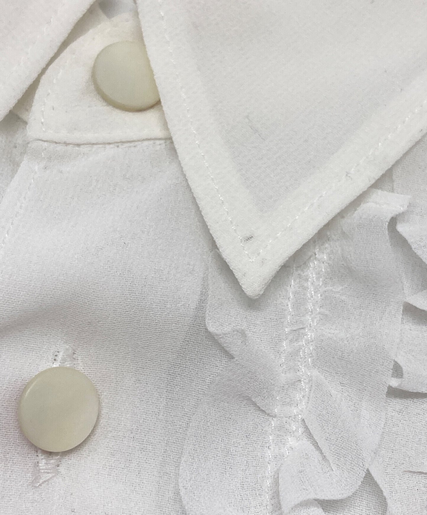 [Pre-owned] COMME des GARCONS HOMME PLUS sheer frill shirt PJ-B027