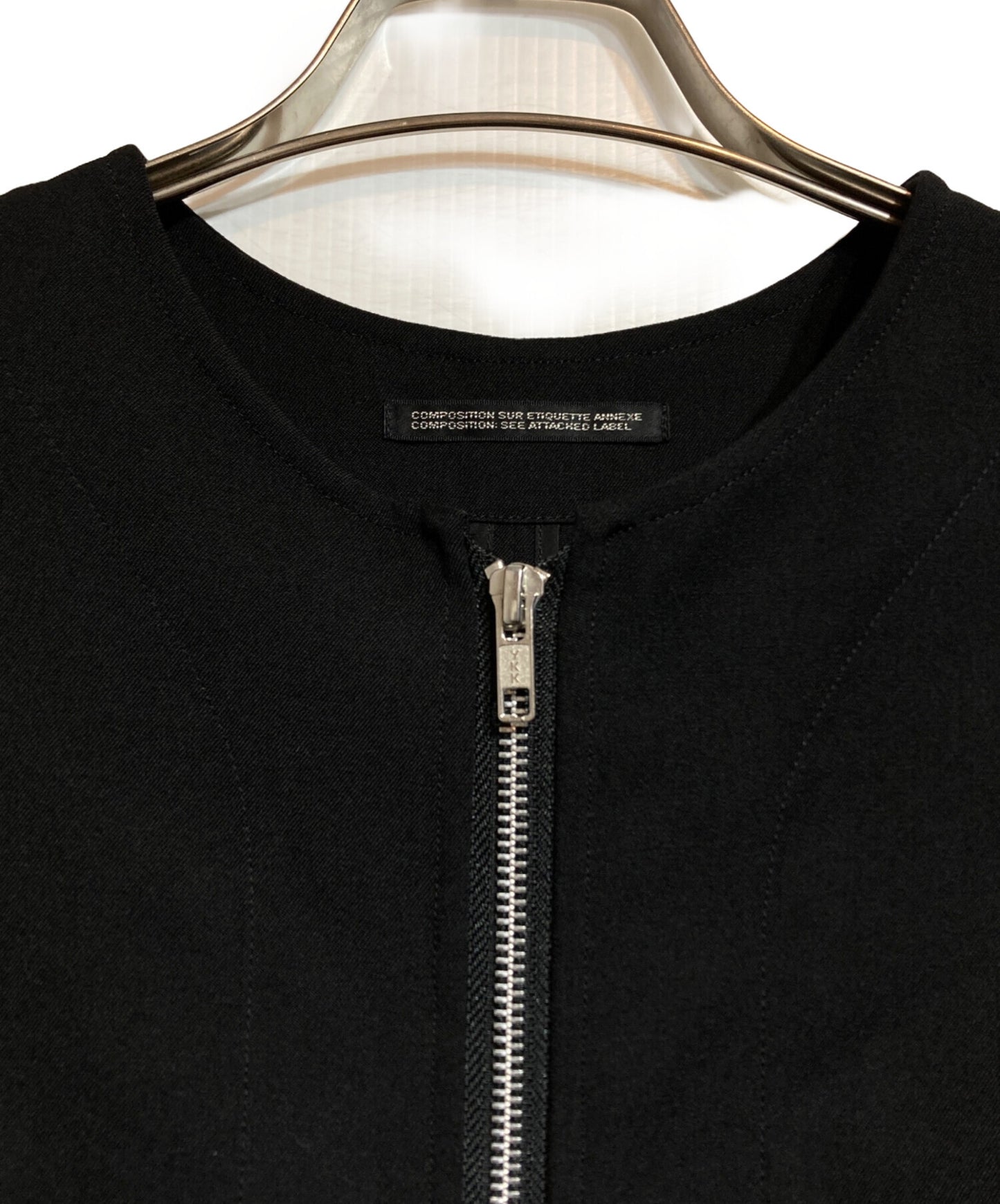 [Pre-owned] yohji yamamoto+noir GABARDINE F ZIP OPEN DRESS NR-D05-100