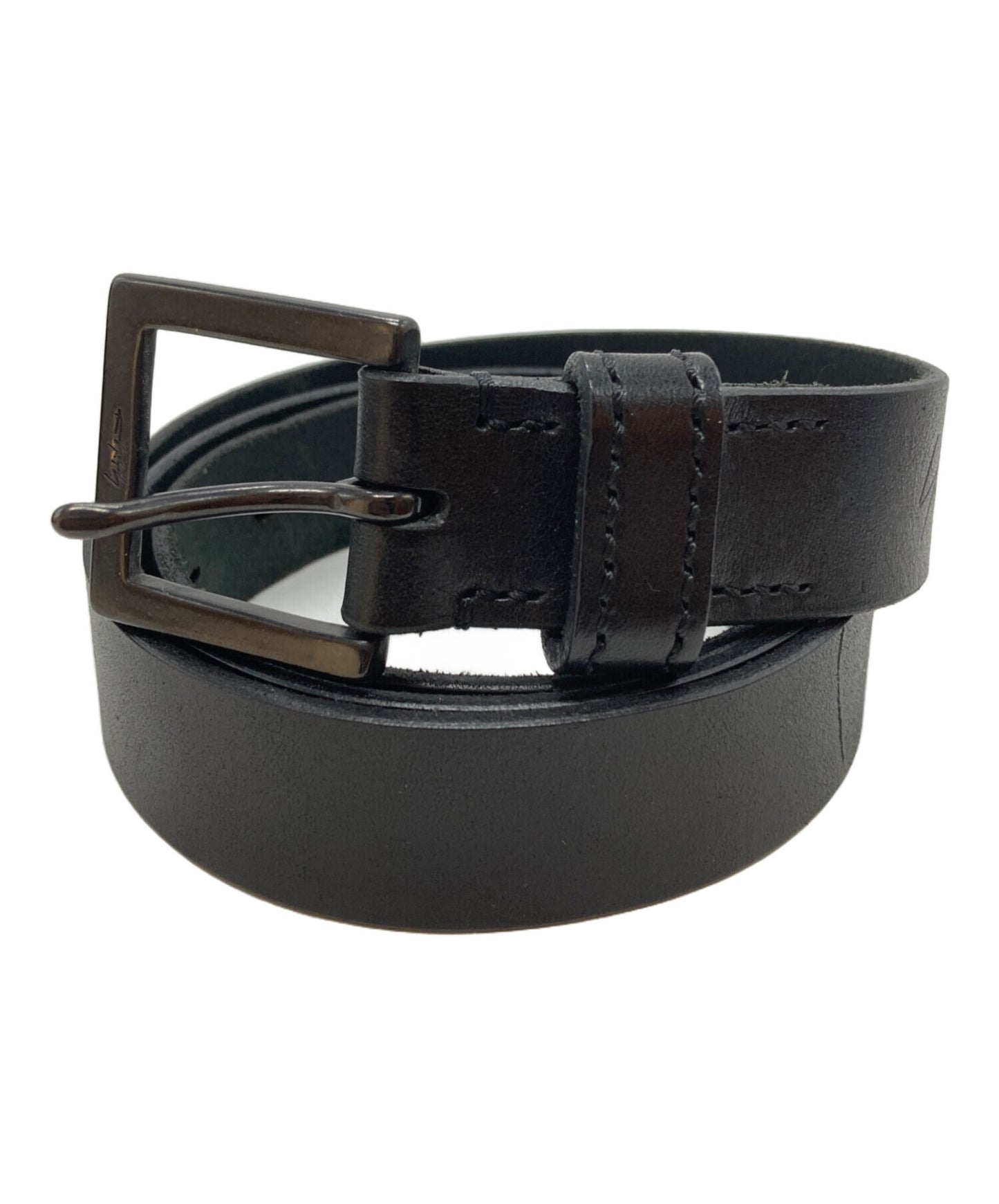 [Pre-owned] Yohji Yamamoto pour homme MAT SOFT OIL 30MM PLAIN BELT HE-F01-766