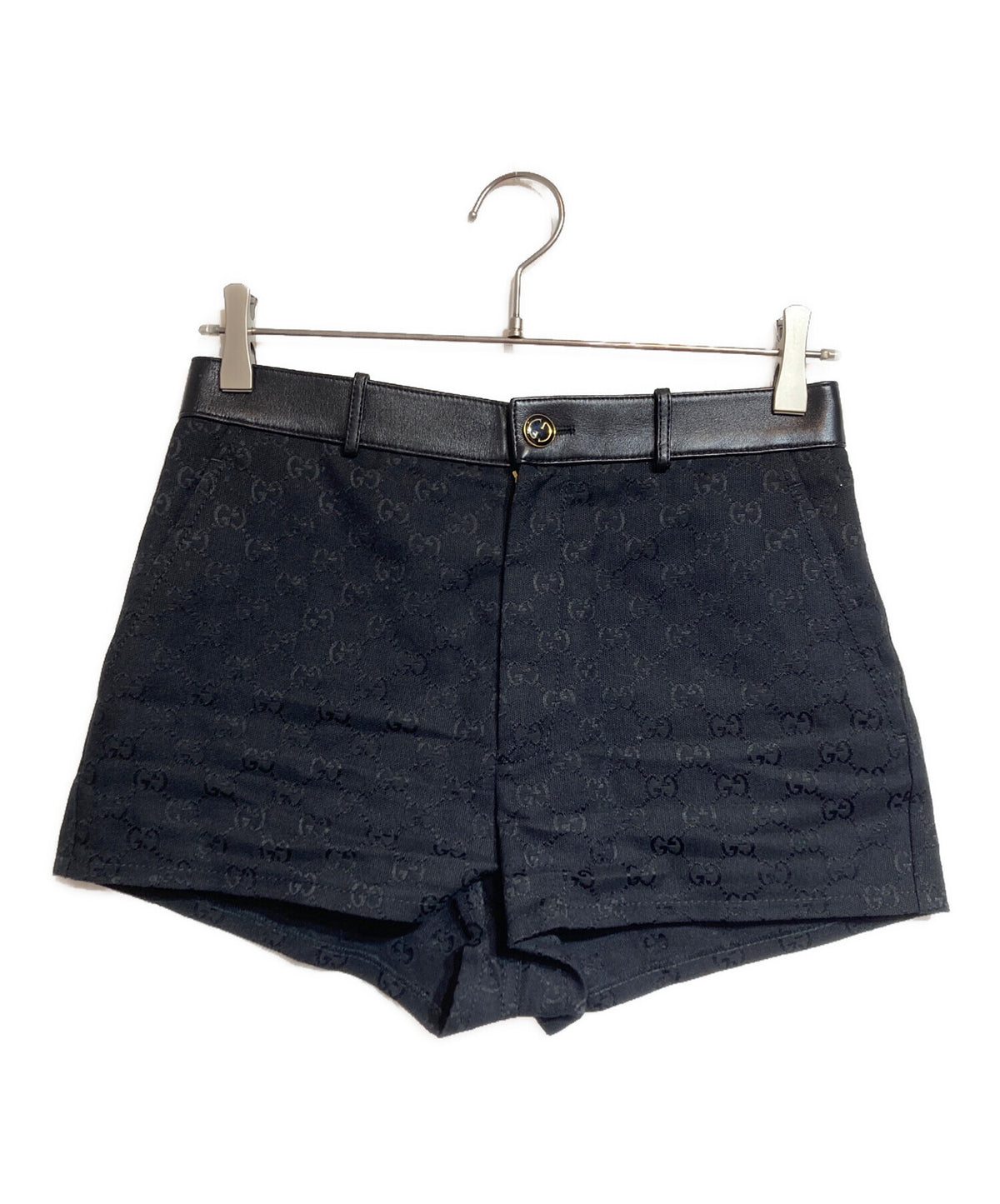 [Pre-owned] GUCCI GG Canvas Leather Switched Shorts 681154 Z8BDJ
