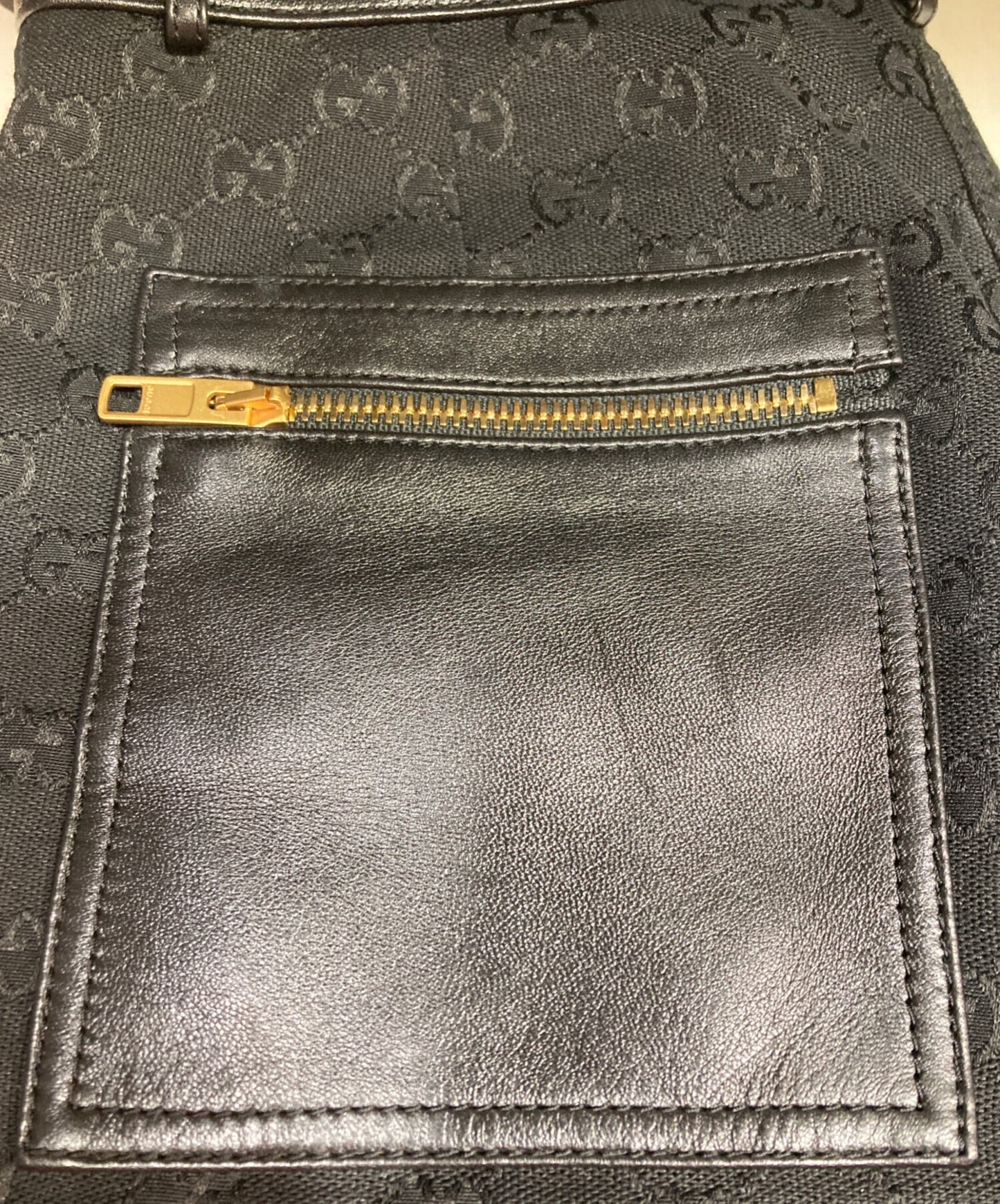[Pre-owned] GUCCI GG Canvas Leather Switched Shorts 681154 Z8BDJ