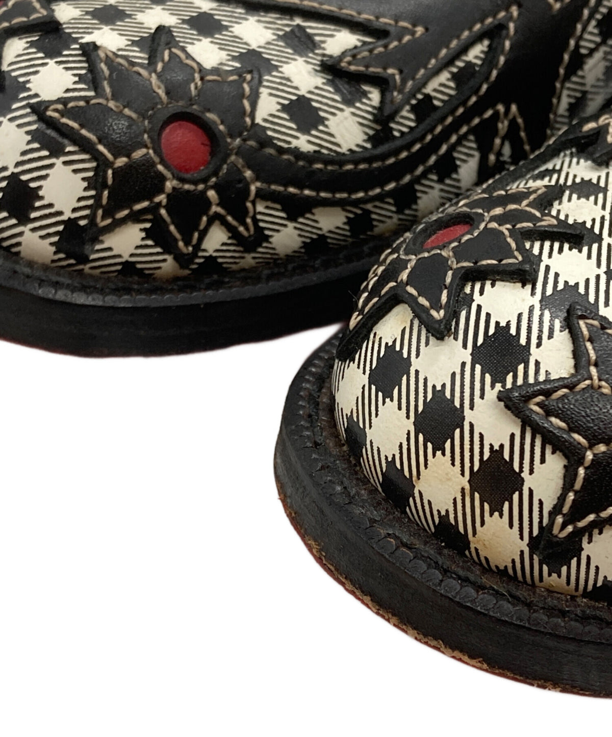 [Pre-owned] COMME des GARCONS Check Western Shoes