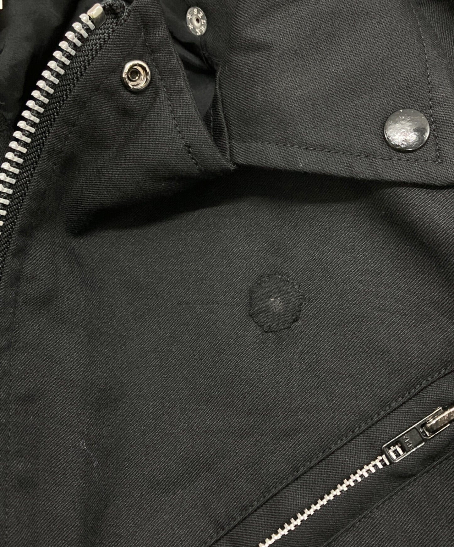 [Pre-owned] BLACK COMME des GARCONS Twist Design Wool Gaber Riders Coat 1Q-J003