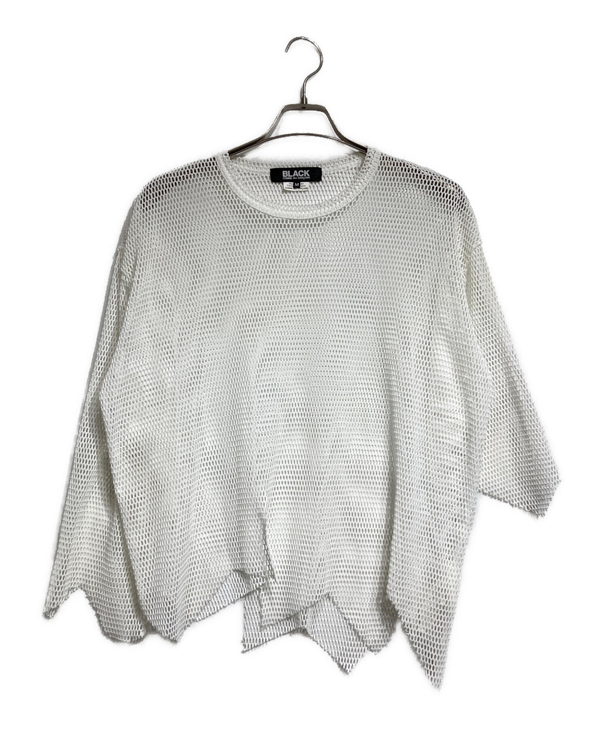 [Pre-owned] BLACK COMME des GARCONS Asymmetry Cut Mesh Cutsew 1K-T001