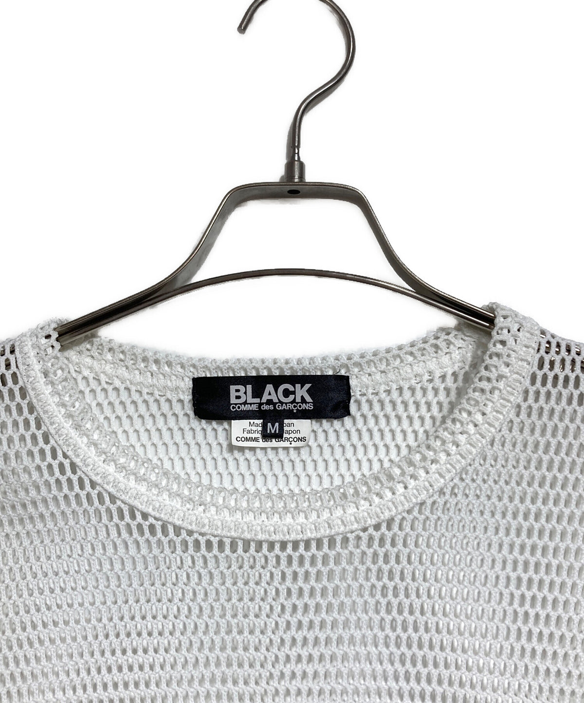 [Pre-owned] BLACK COMME des GARCONS Asymmetry Cut Mesh Cutsew 1K-T001