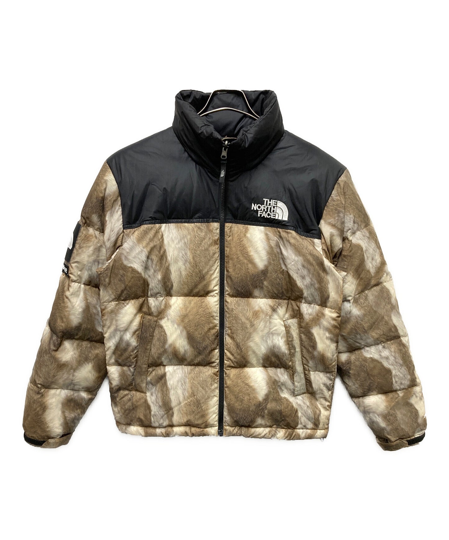 [Pre-owned] SUPREME Fur Print Nuptse Jacket ND01340