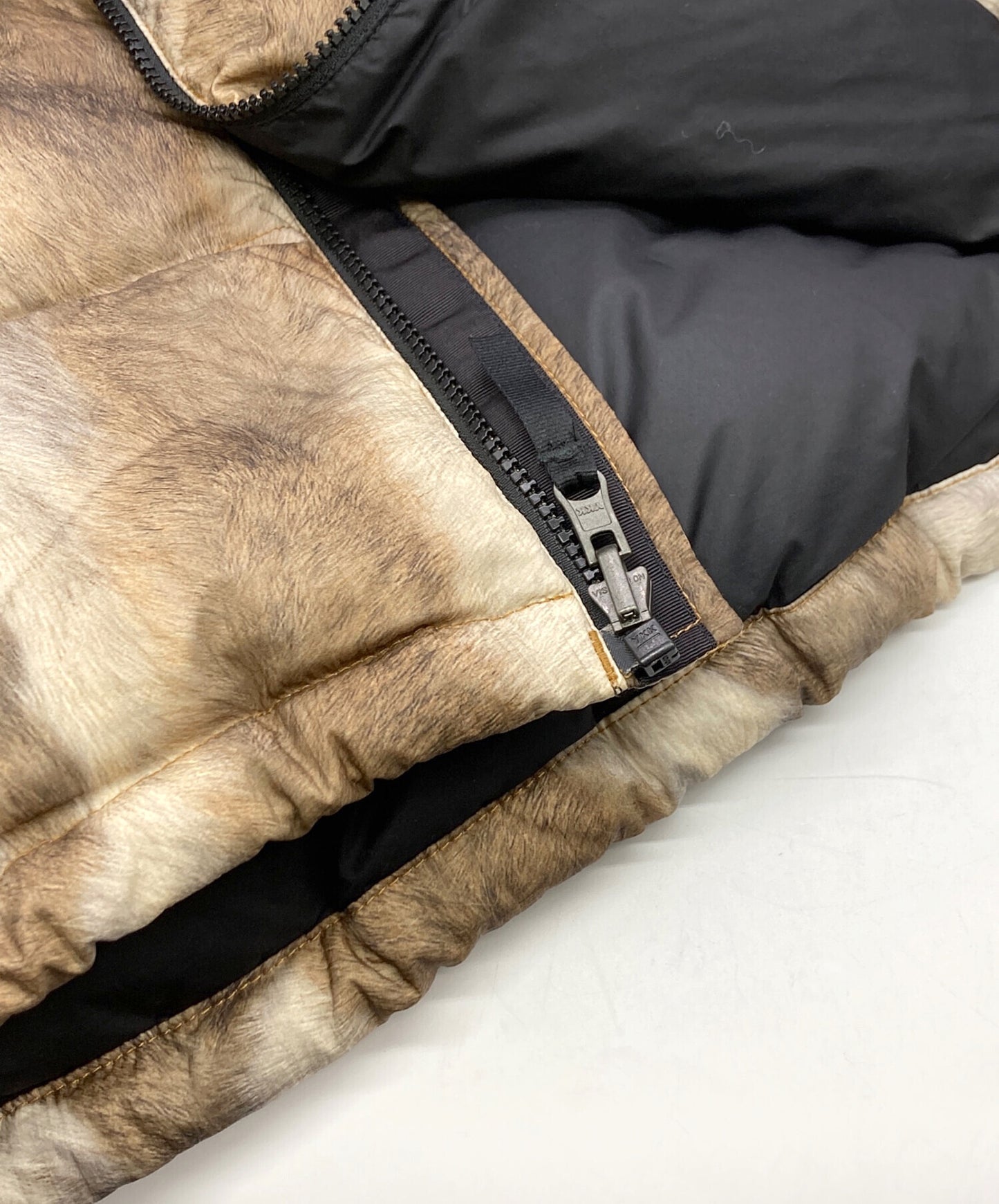 [Pre-owned] SUPREME Fur Print Nuptse Jacket ND01340