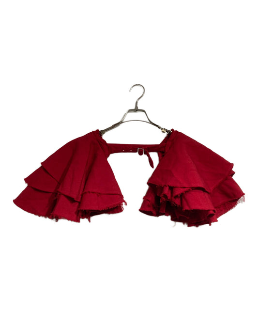 [Pre-owned] COMME des GARCONS COMME des GARCONS Poly-shrunk frill harness bolero RK-K802