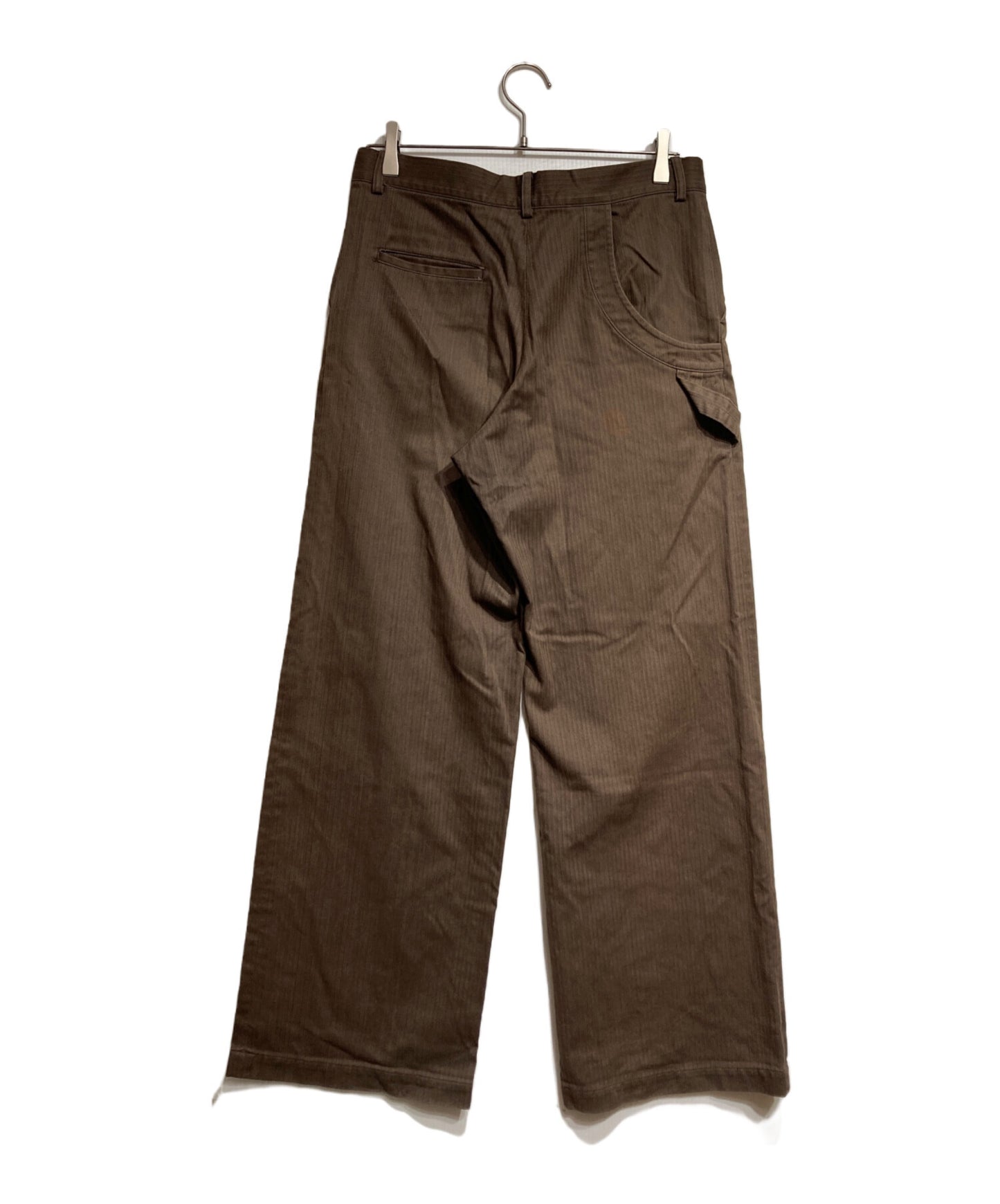 [Pre-owned] Y's HBT Cotton Wide-Leg Pants YM-P09-003