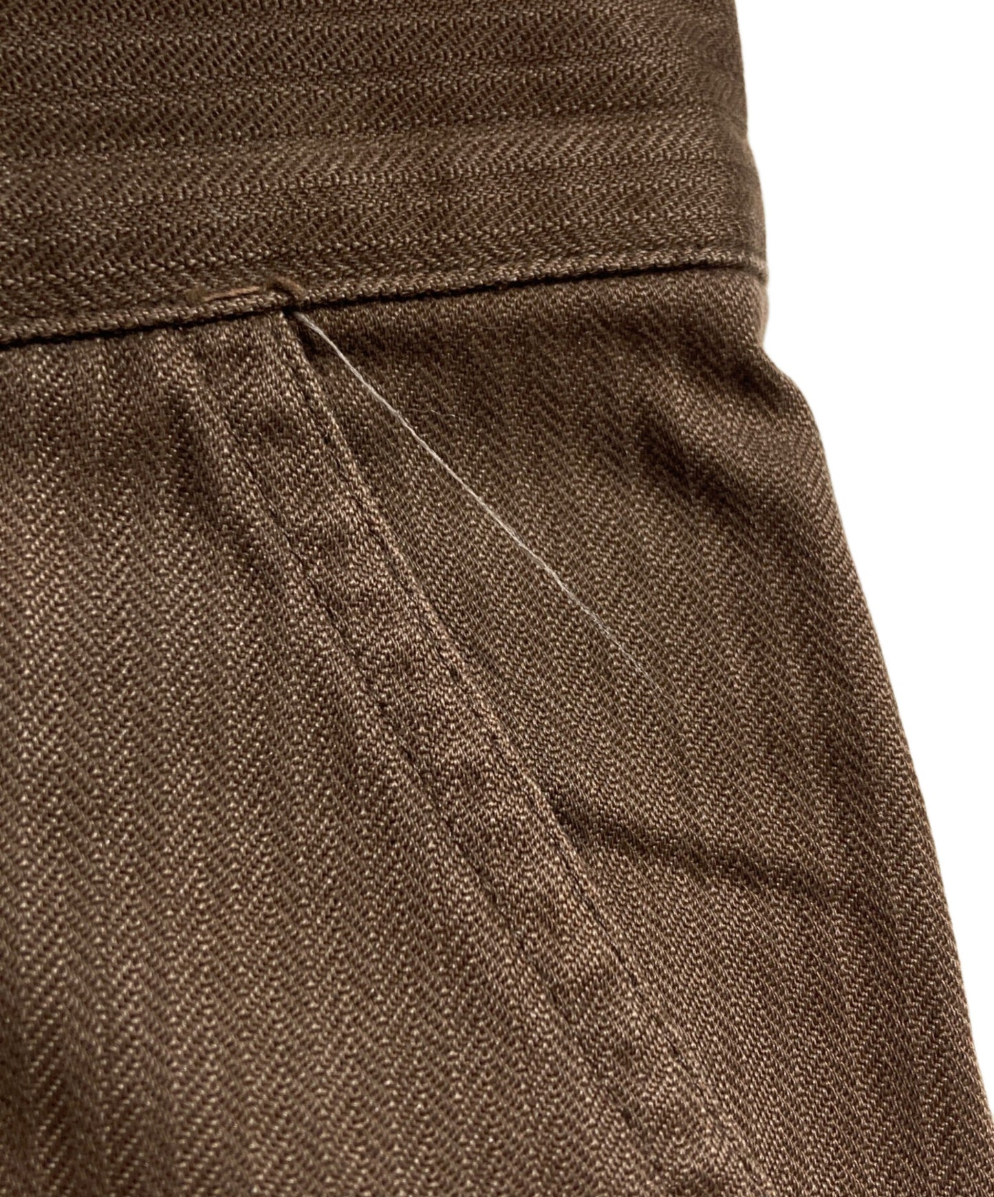 [Pre-owned] Y's HBT Cotton Wide-Leg Pants YM-P09-003