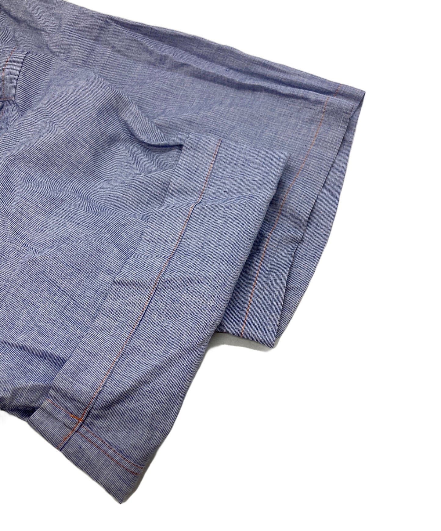 [Pre-owned] COMME des GARCONS HOMME Vintage Split-Offset Logo Open-Collar Shirt HE-B063 HE-B063