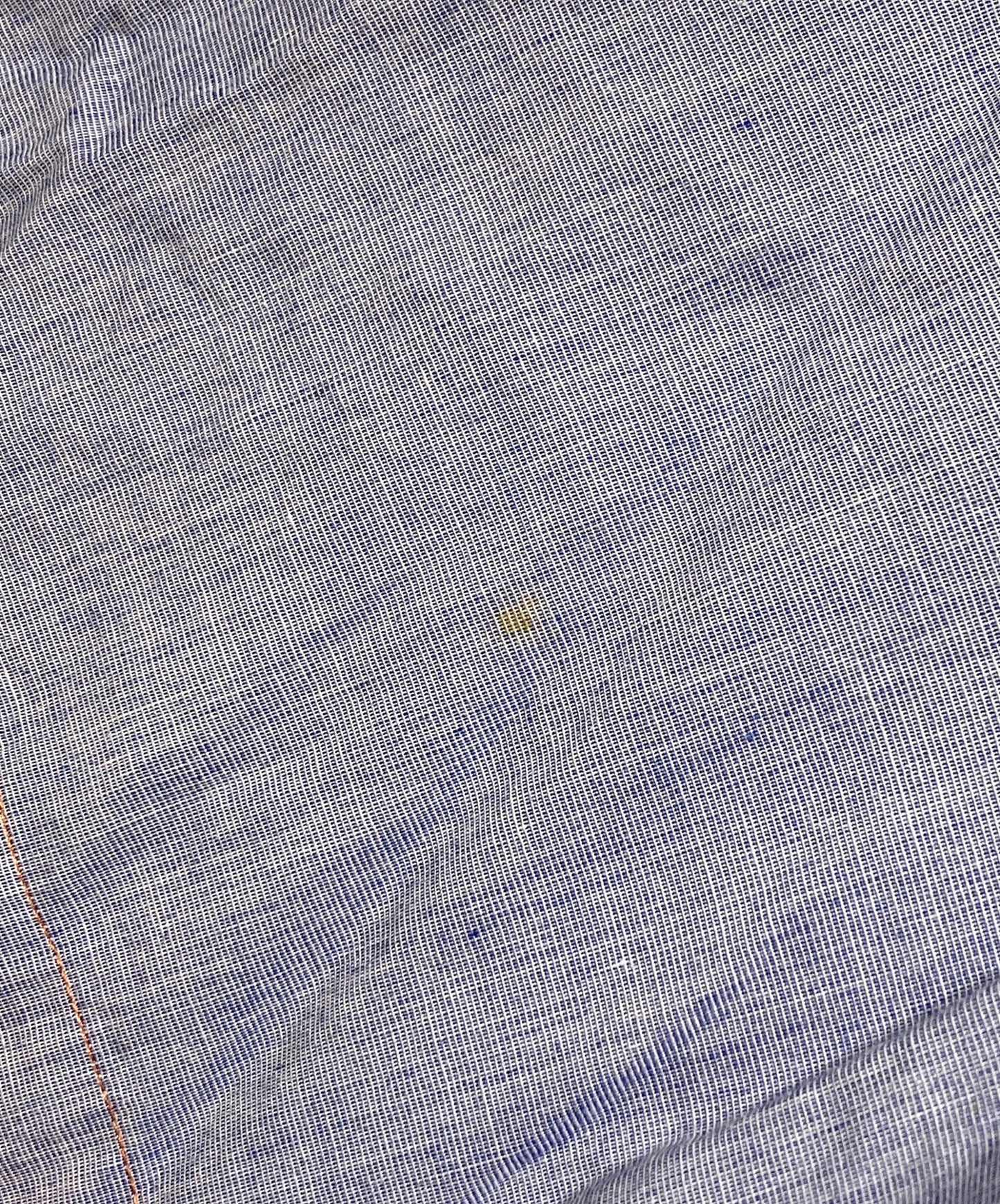 [Pre-owned] COMME des GARCONS HOMME Vintage Split-Offset Logo Open-Collar Shirt HE-B063 HE-B063