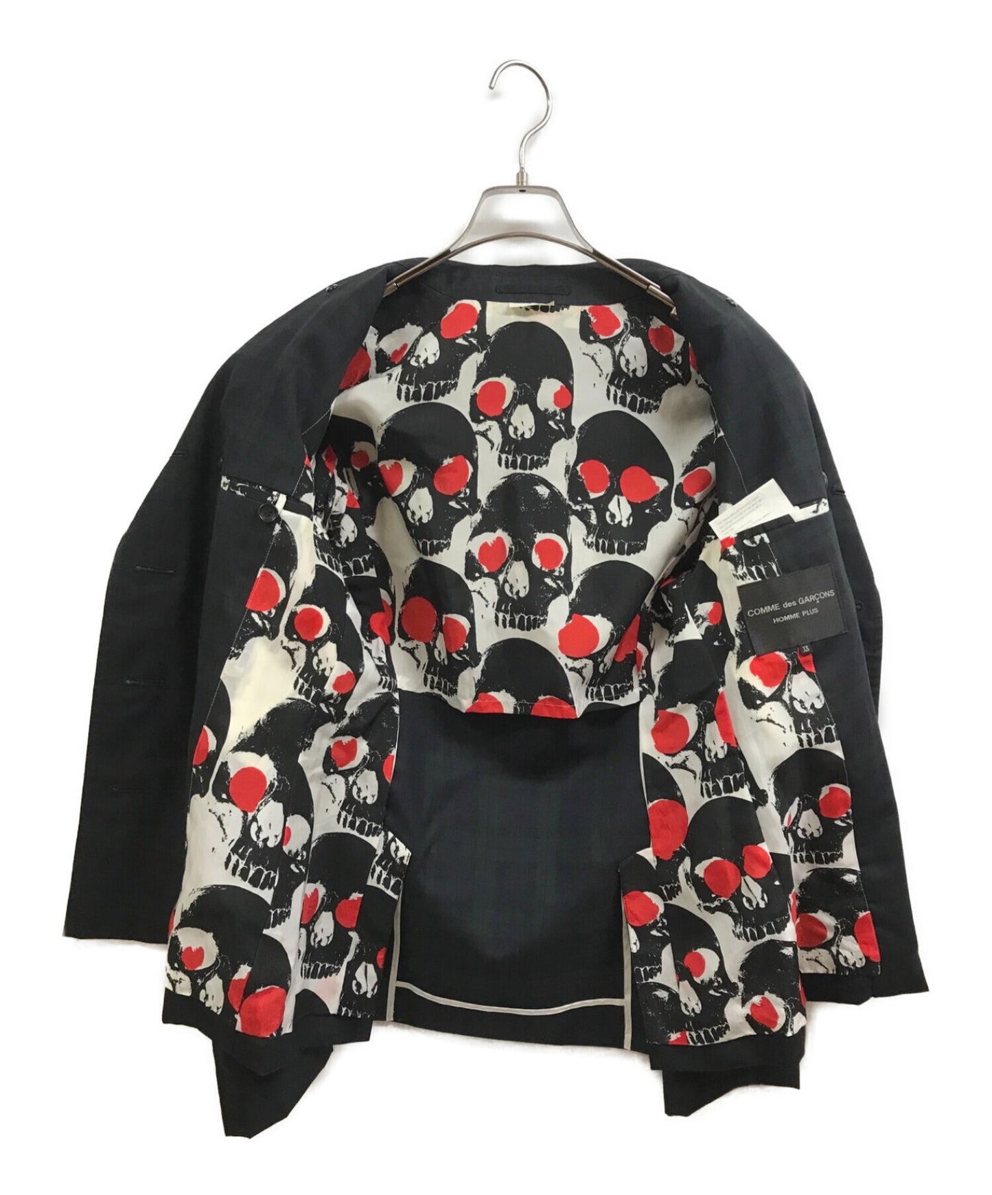 [Pre-owned] COMME des GARCONS HOMME PLUS 11SS Back Skull Print Tailored Jacket PG-C002 AD2010