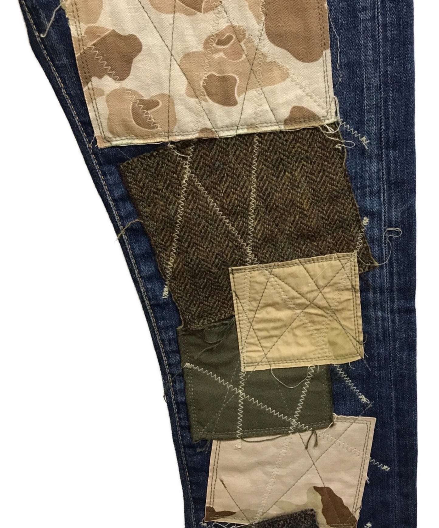 [Pre-owned] COMME des GARCONS JUNYA WATANABE MAN 20AW Patchwork 513 Denim Pants WF-P204 AD2020