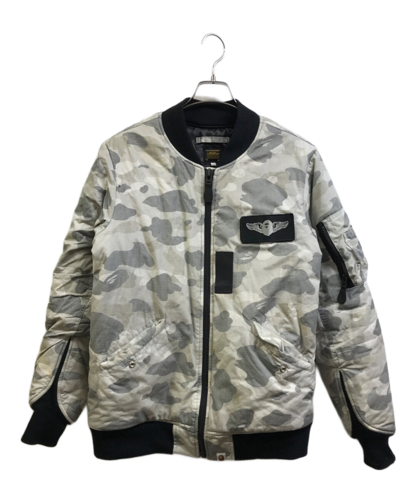 [Pre-owned] A BATHING APE Cotton MA-1 Jacket 001hjd801005x