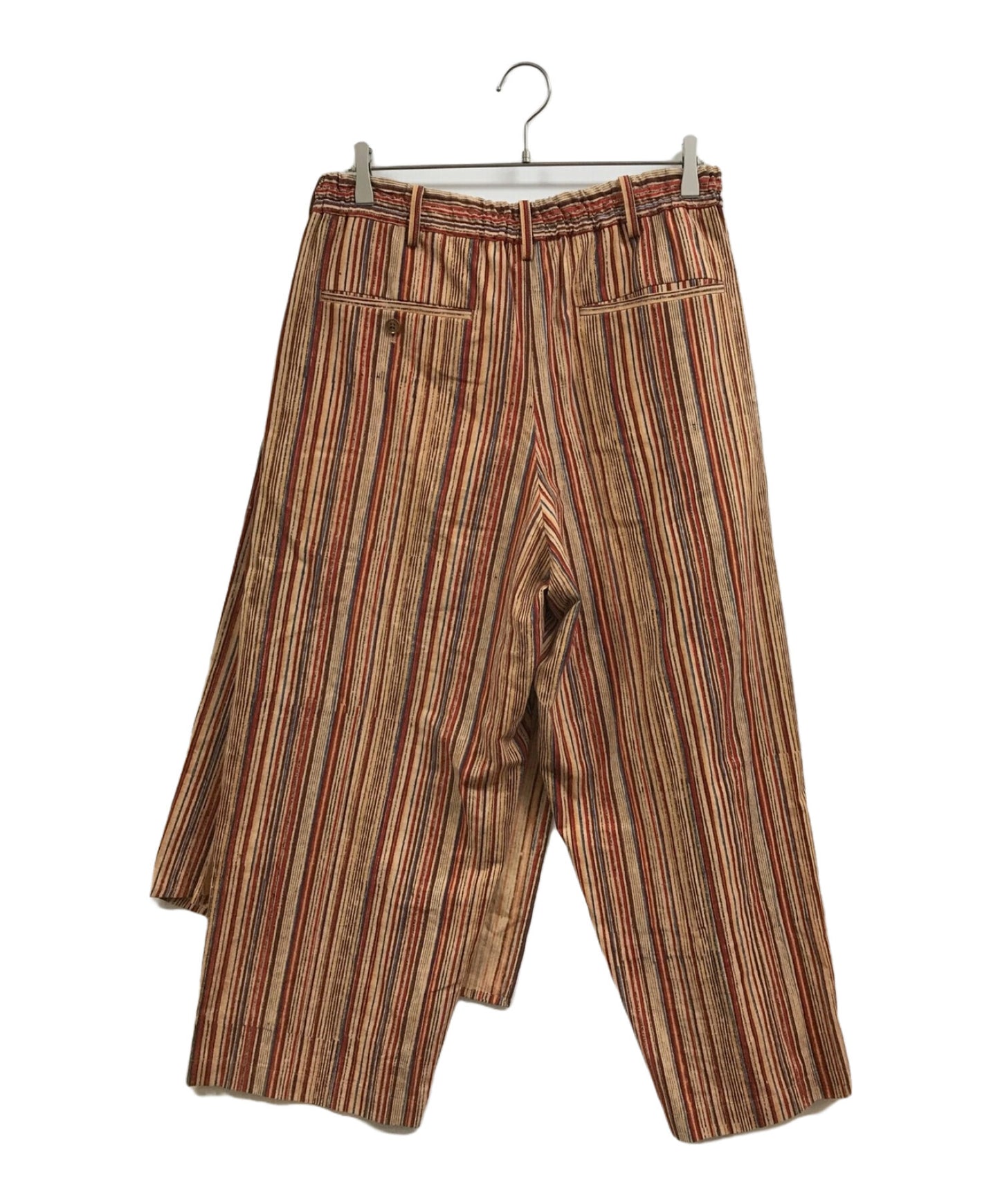 [Pre-owned] s'yte Yohji Yamamoto striped wrap pants UT-P42-023-1