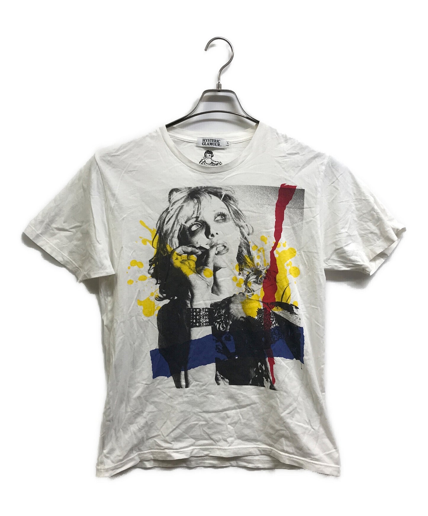 [Pre-owned] Hysteric Glamour Courtney Love Printed Cut and Sew T-Shirt 0211CT09